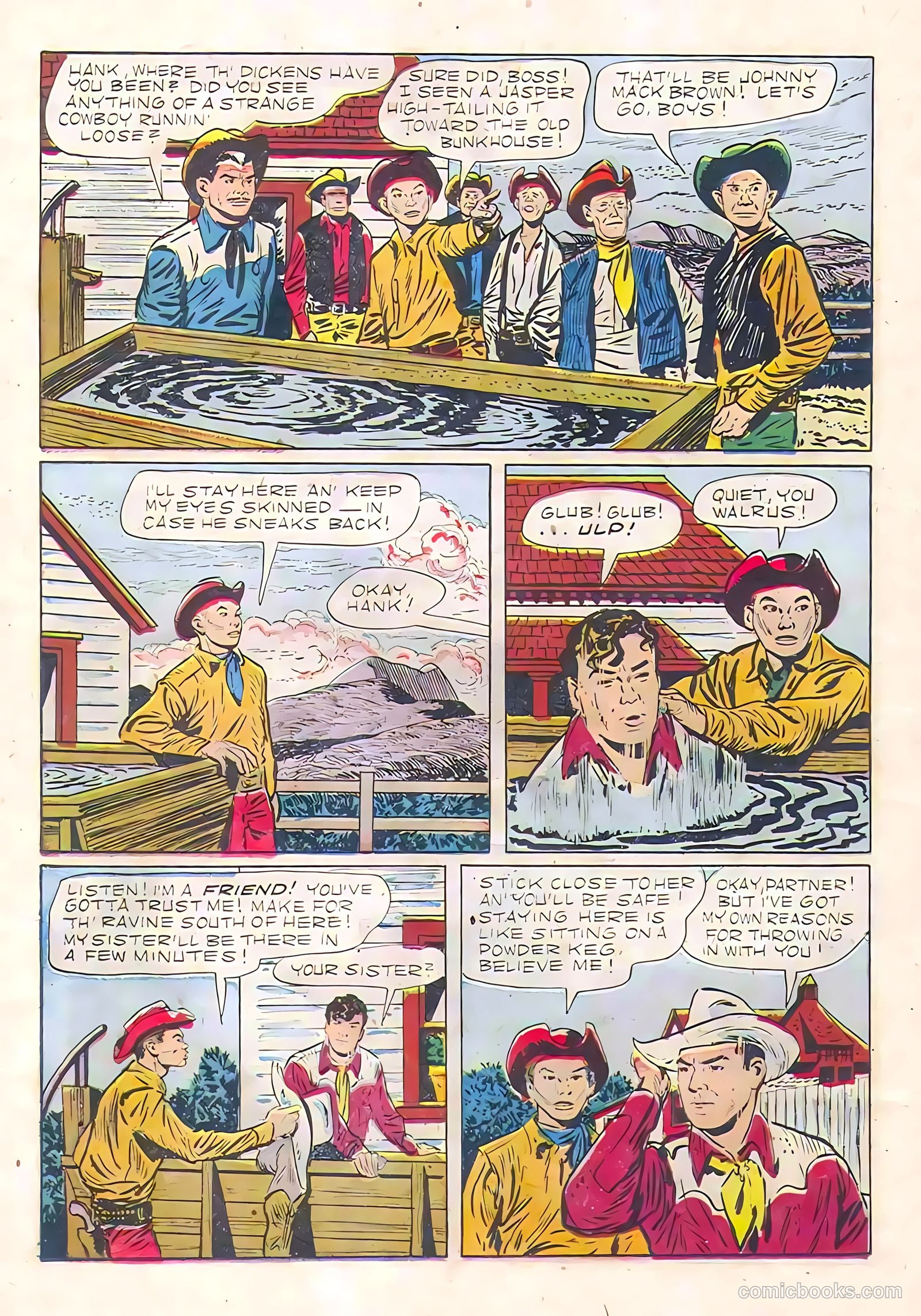 Johnny Mack Brown #9 — page 14 of 36
