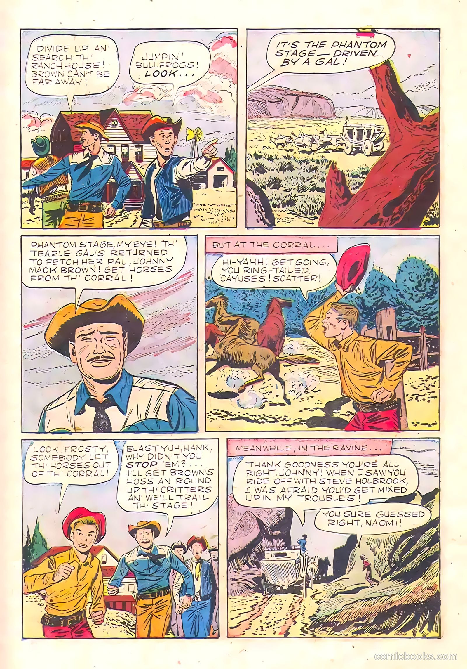 Johnny Mack Brown #9 — page 15 of 36