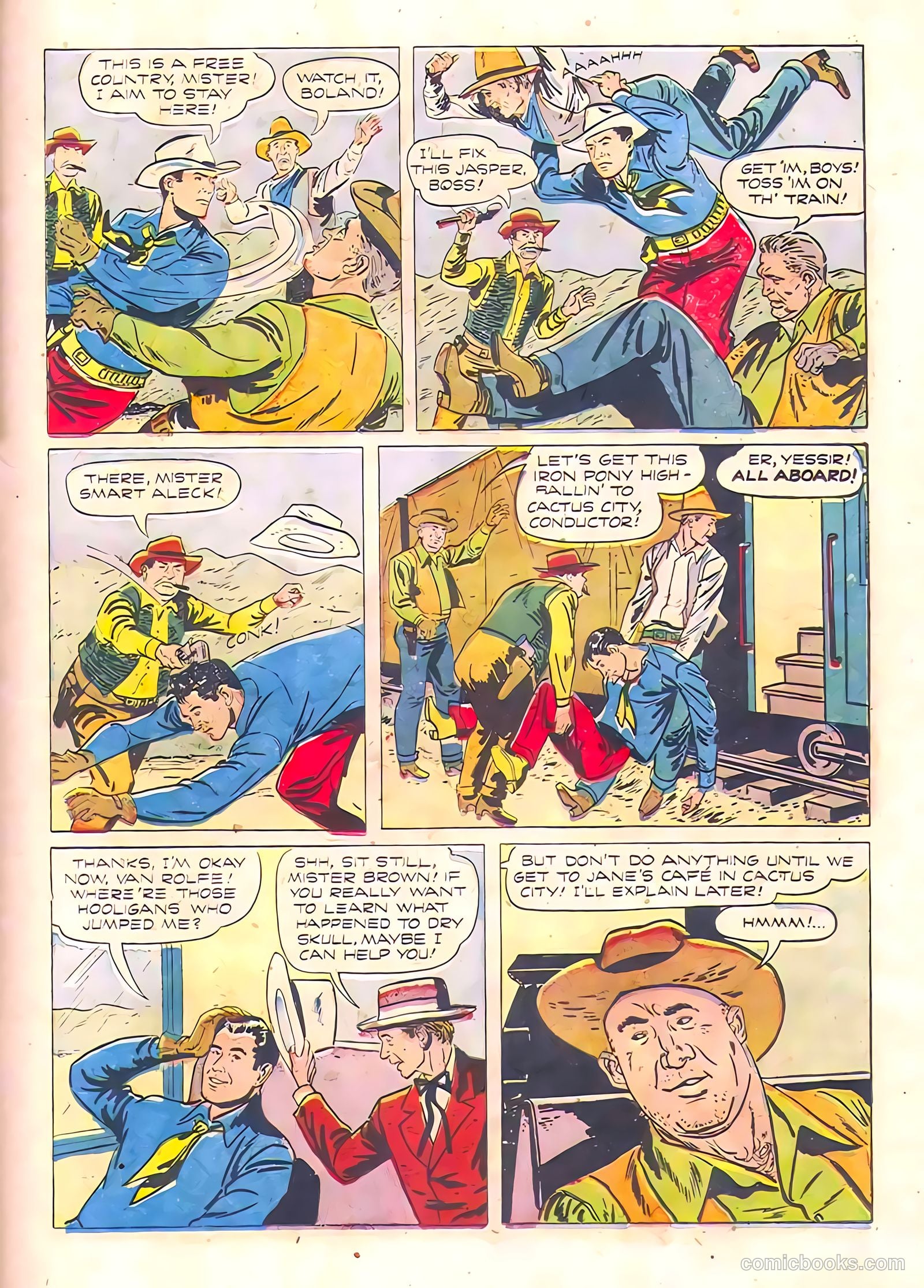 Johnny Mack Brown #9 — page 23 of 36
