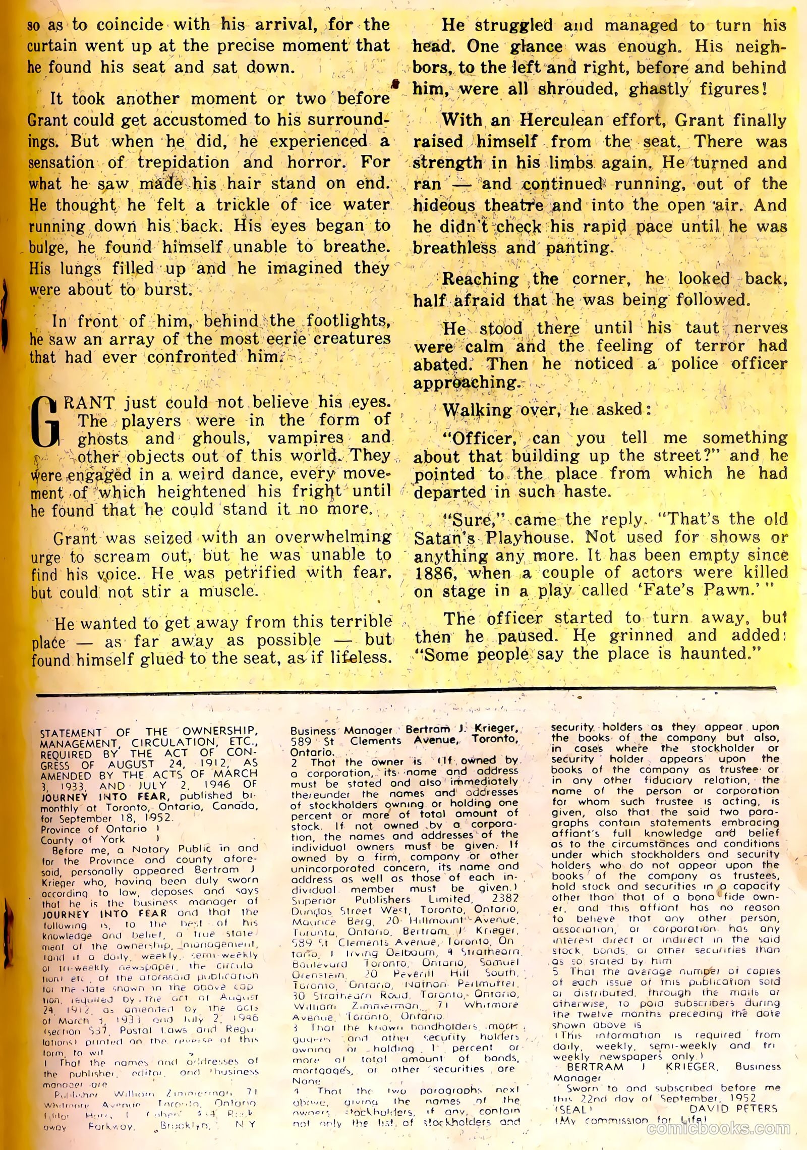 Journey into Fear #12 — page 19 of 34