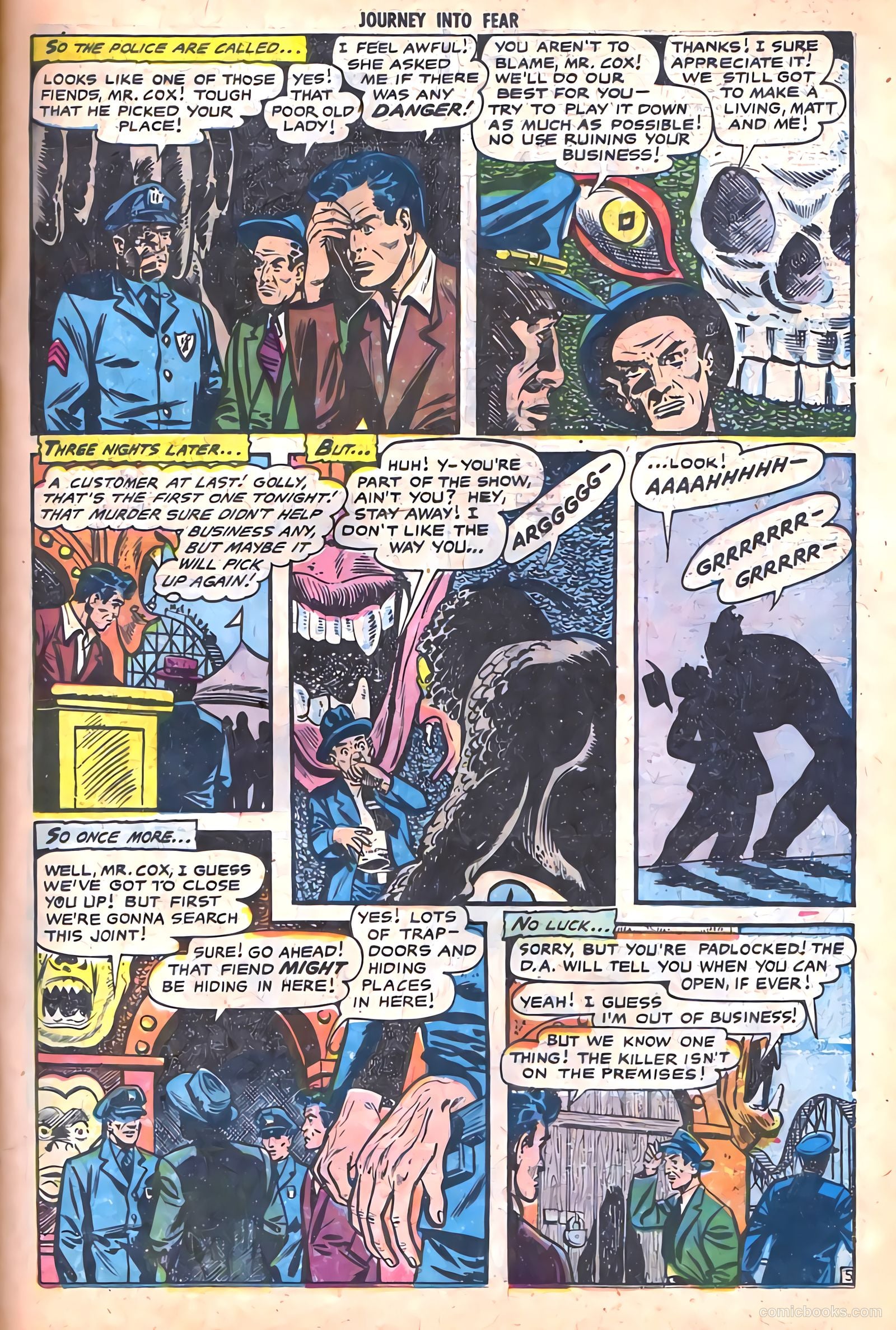 Journey into Fear #18 — page 15 of 36