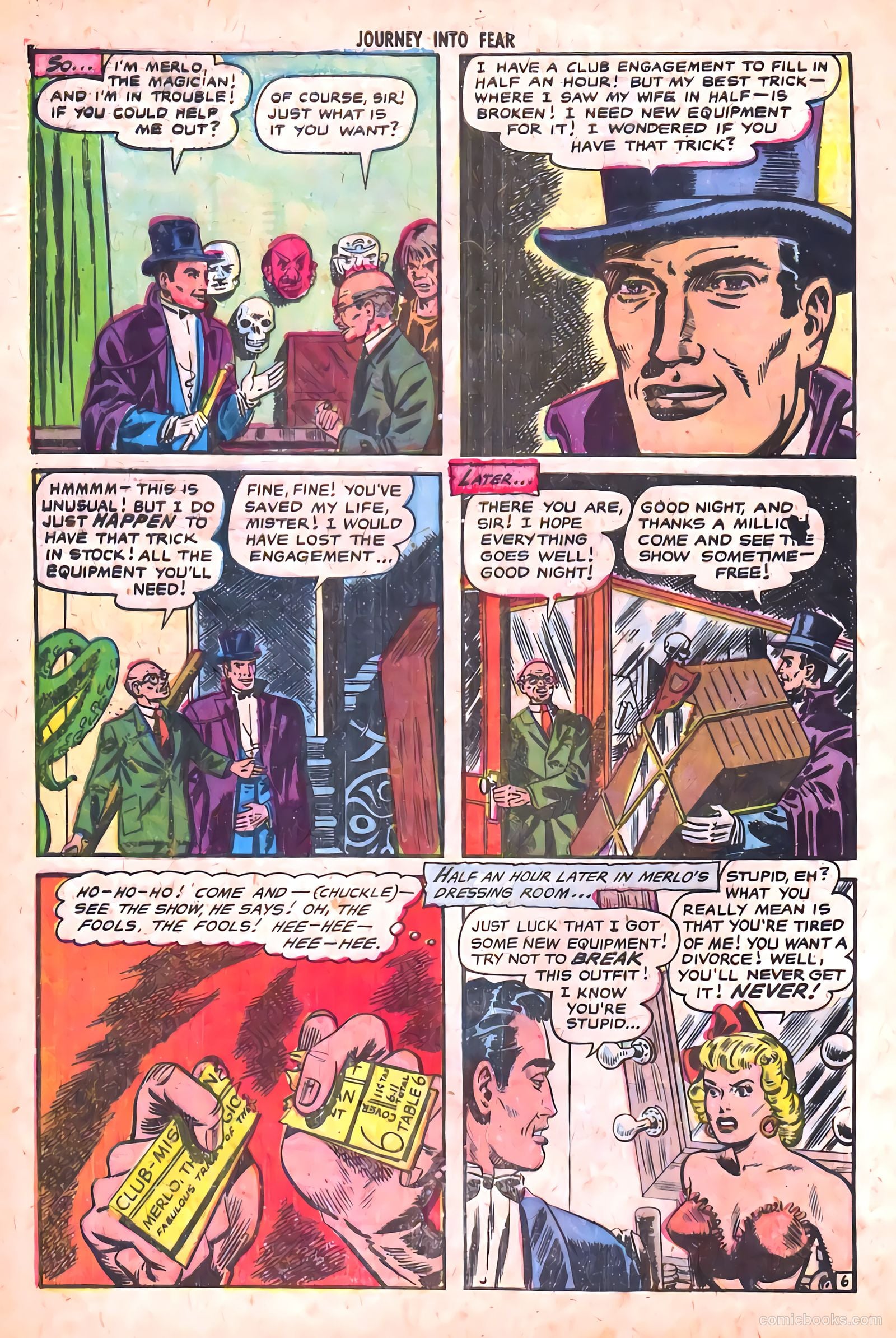 Journey into Fear #18 — page 32 of 36