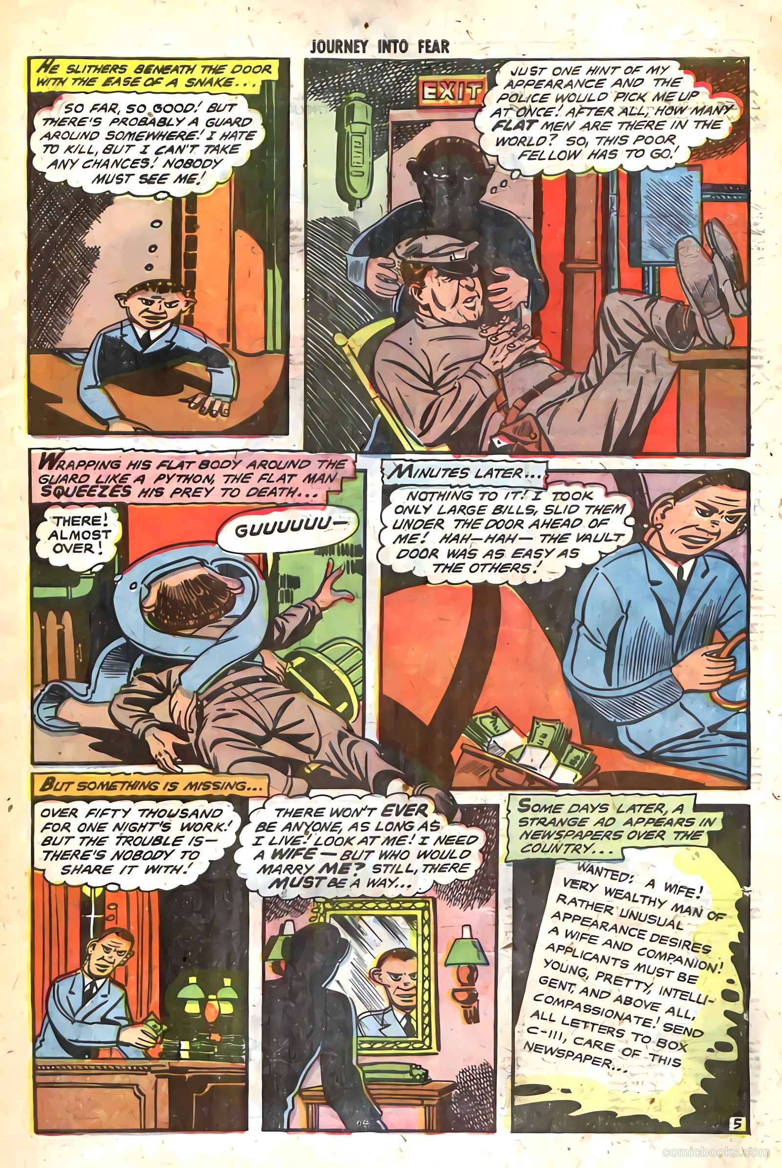 Journey into Fear #19 — page 30 of 33