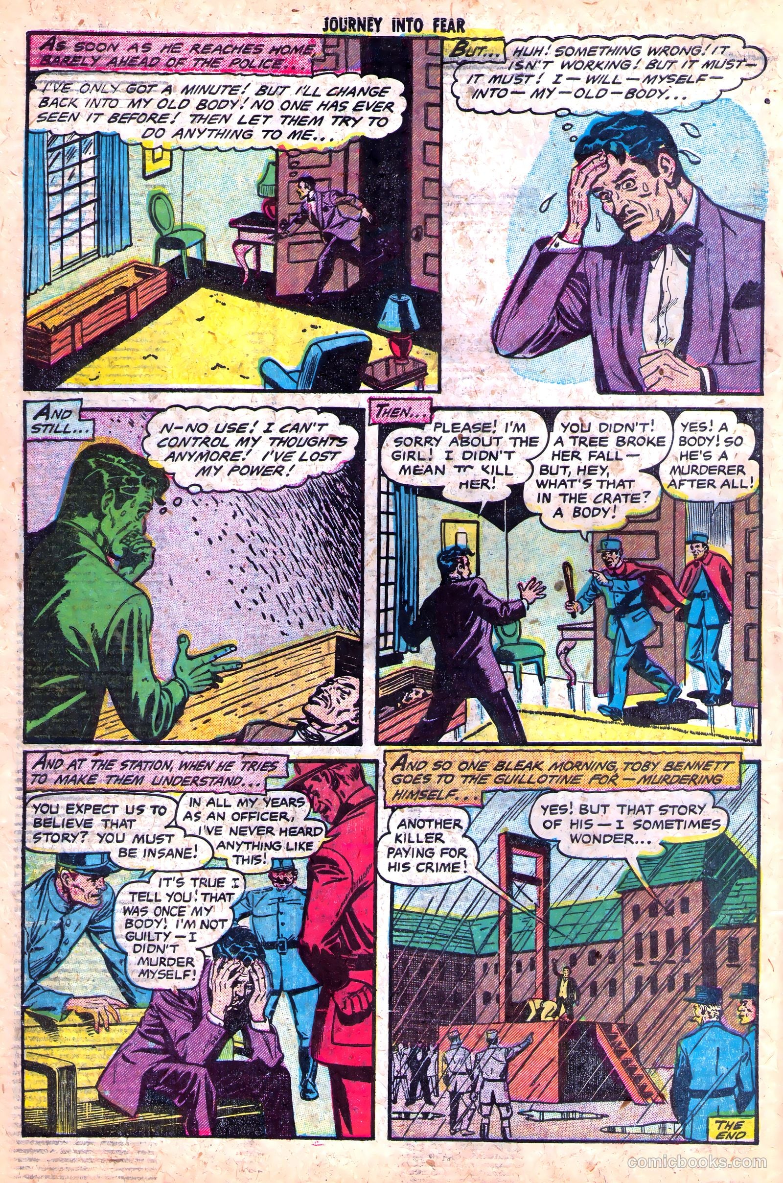 Journey into Fear #20 — page 34 of 36