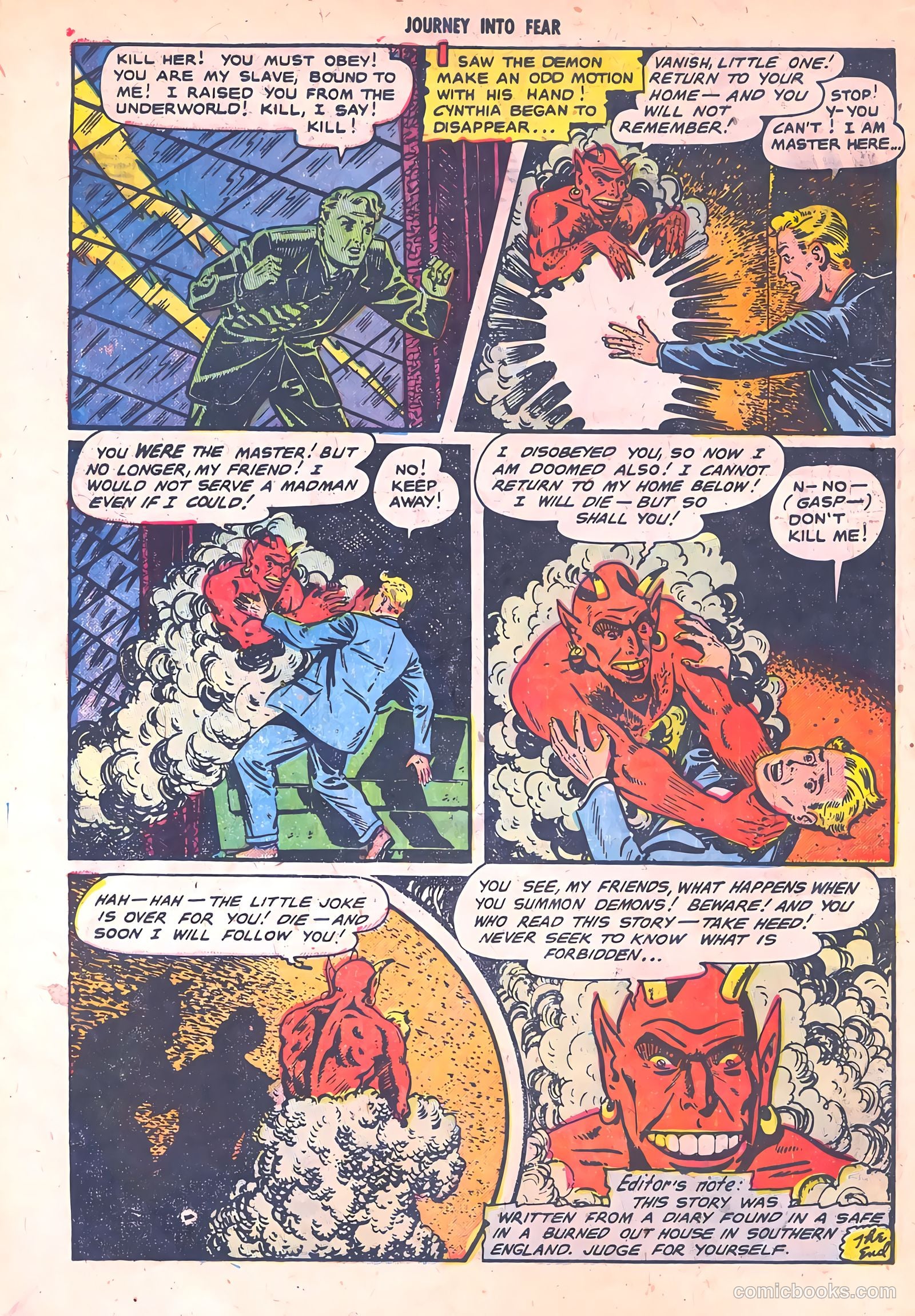 Journey into Fear #7 — page 10 of 36