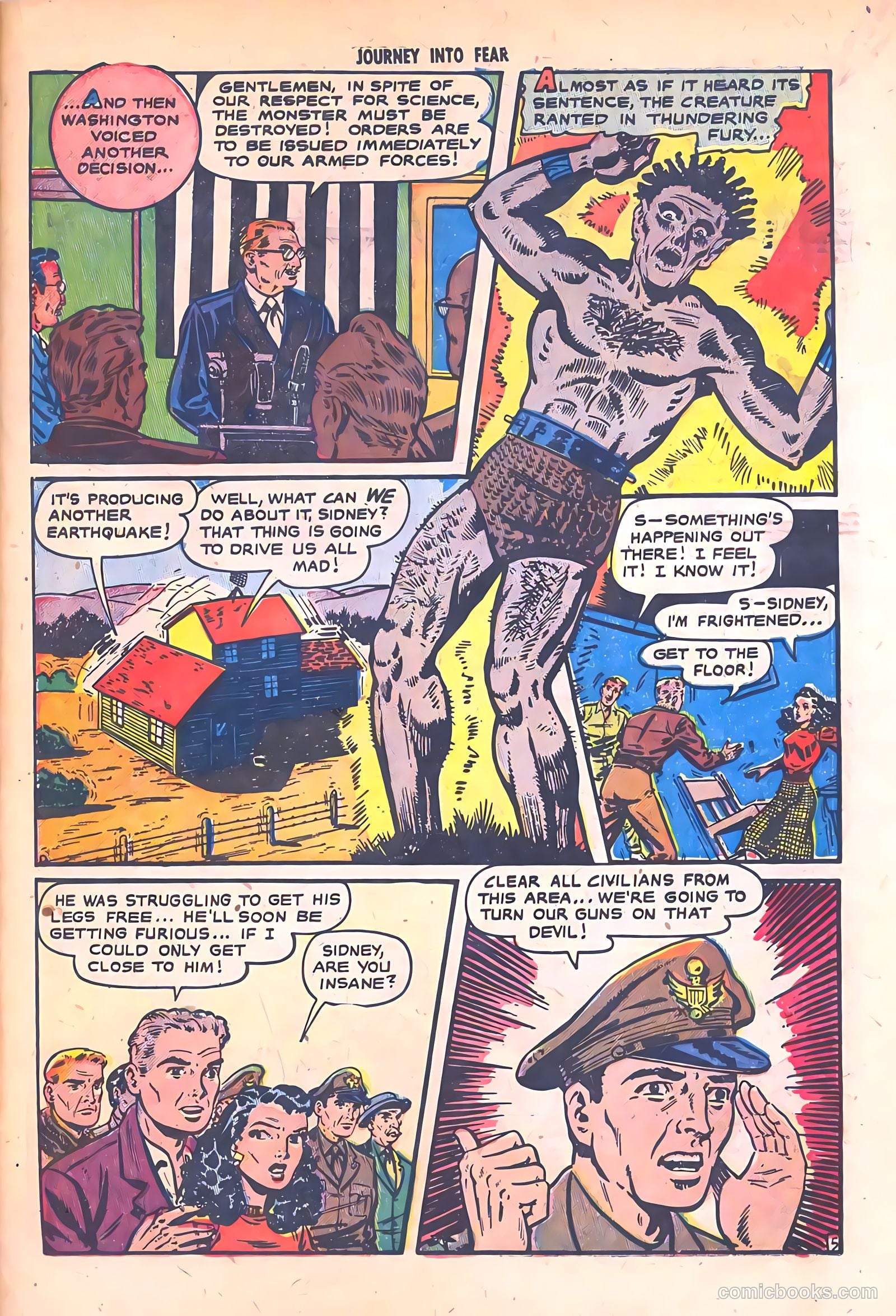 Journey into Fear #7 — page 23 of 36