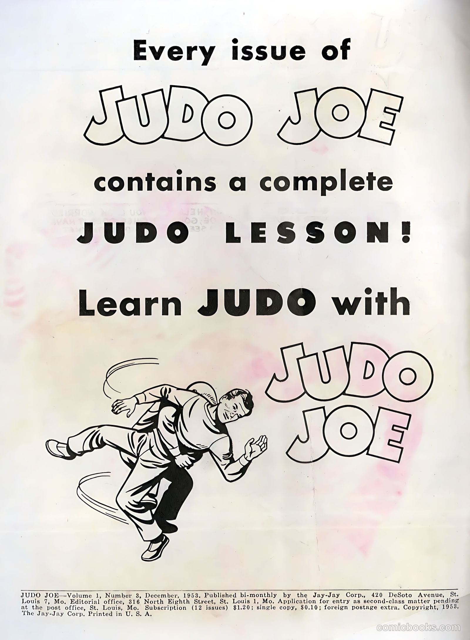 Judo Joe #3 — page 2 of 36