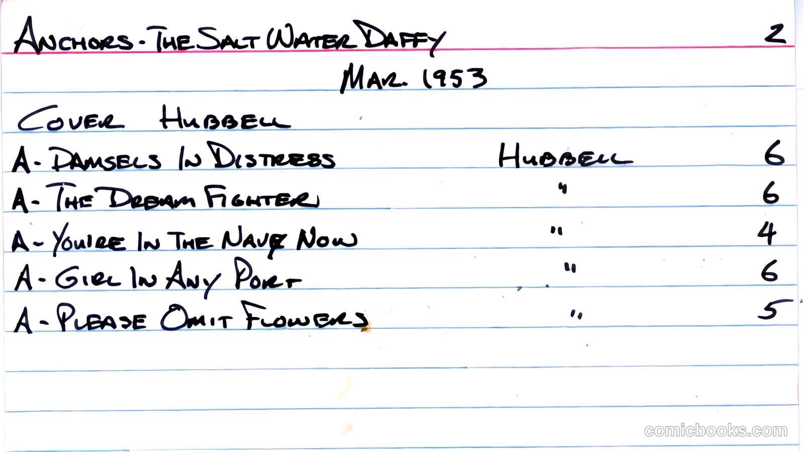 Anchors, The Salt Water Daffy #2 — page 37 of 37