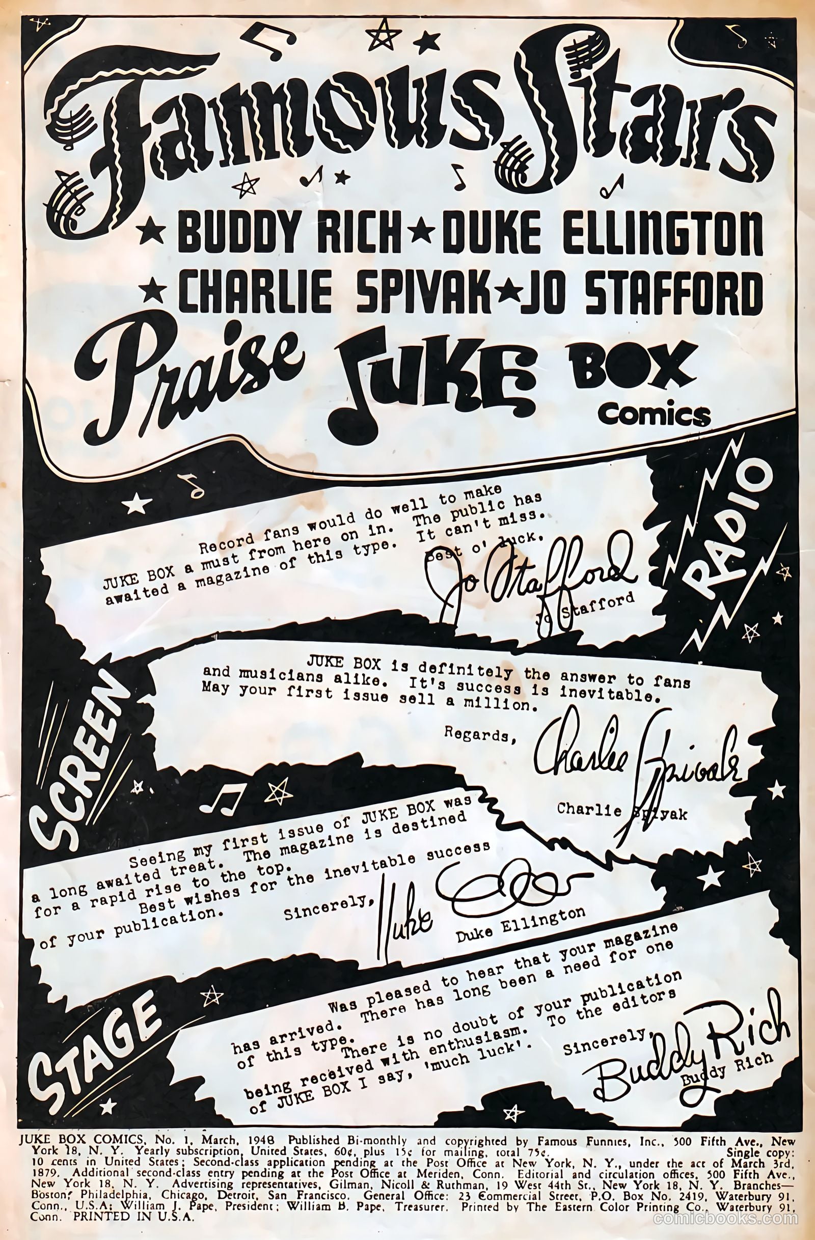 Juke Box Comics #1 — page 2 of 53