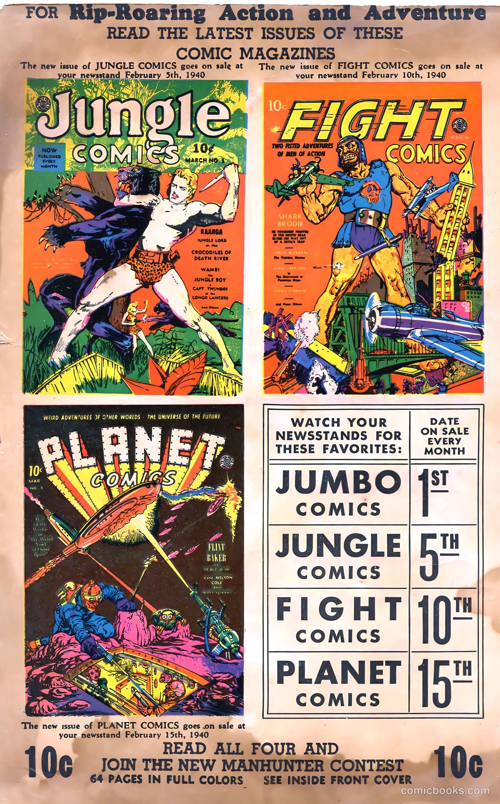 Jumbo Comics #13 — page 67 of 68