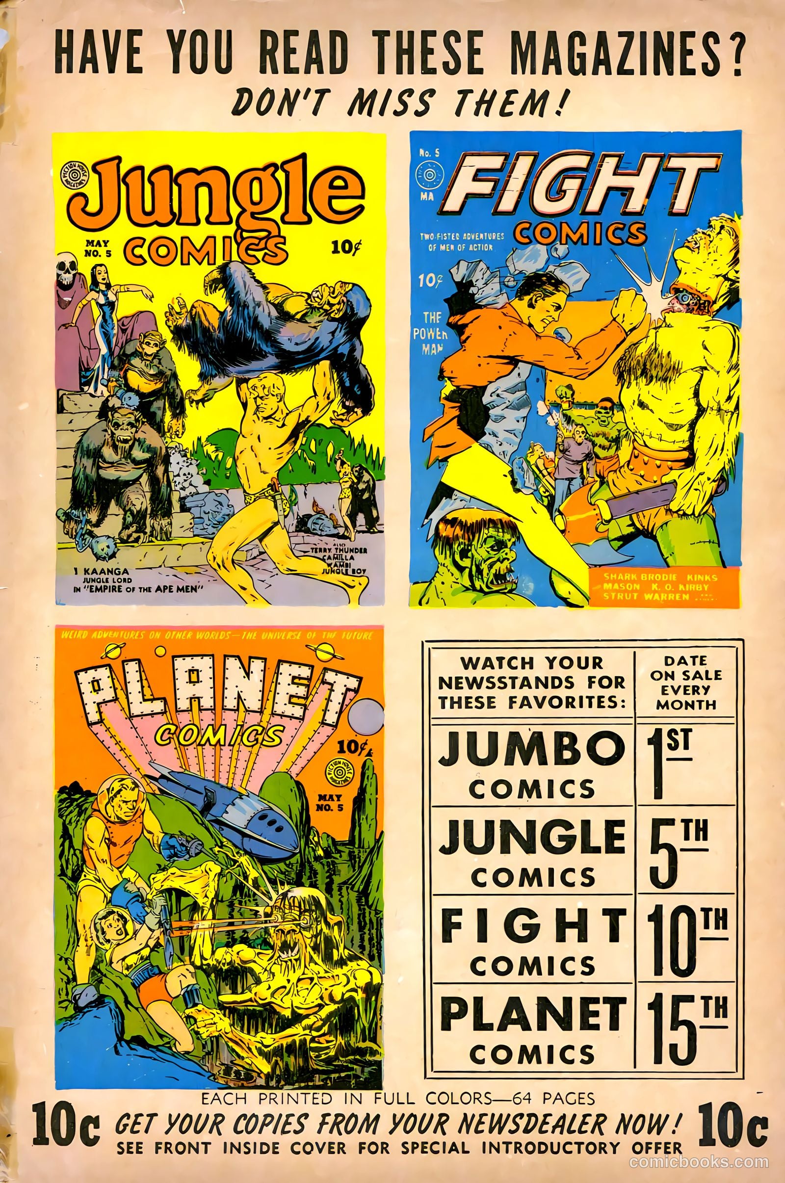 Jumbo Comics #15 — page 67 of 68