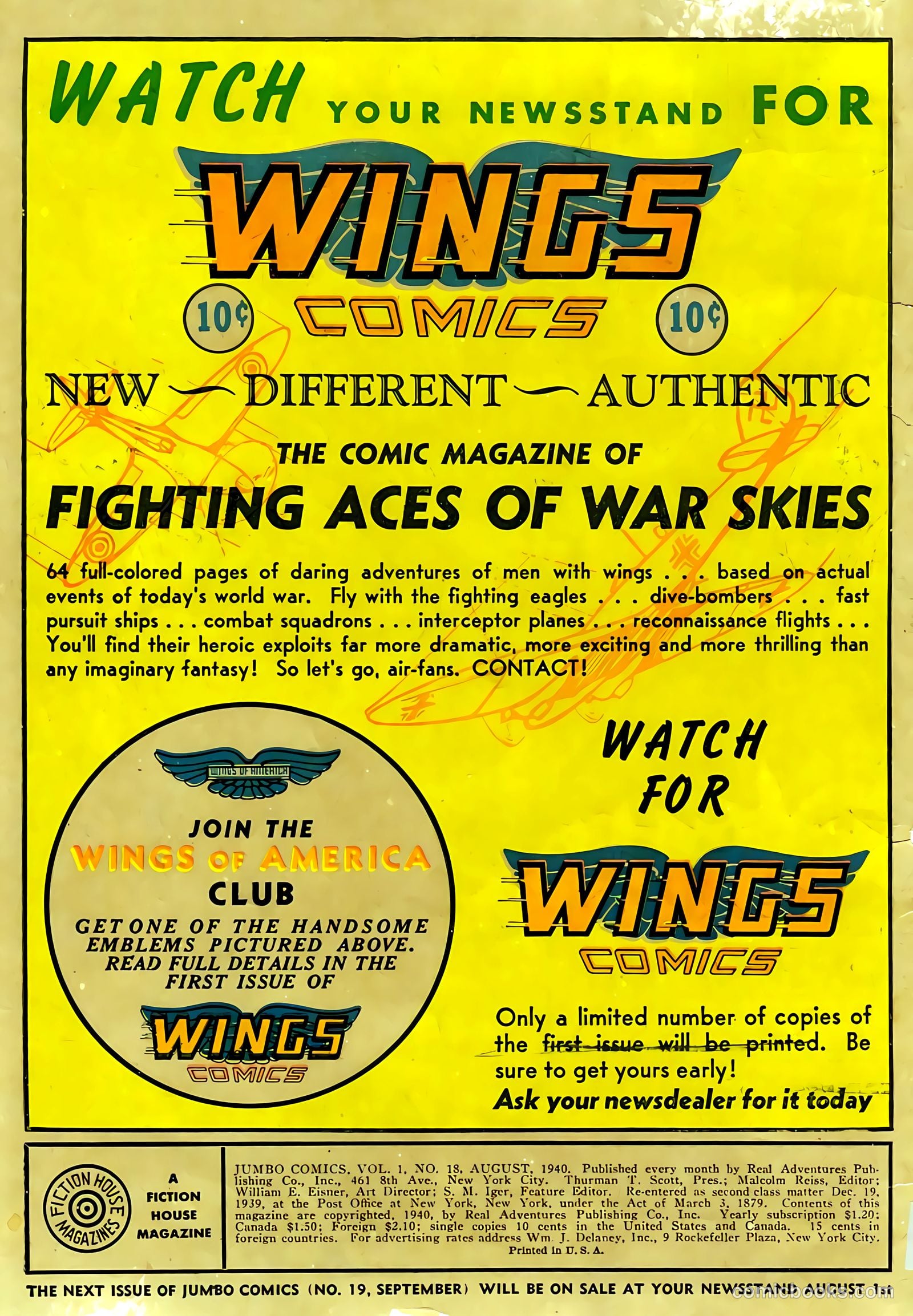 Jumbo Comics #18 — page 2 of 68