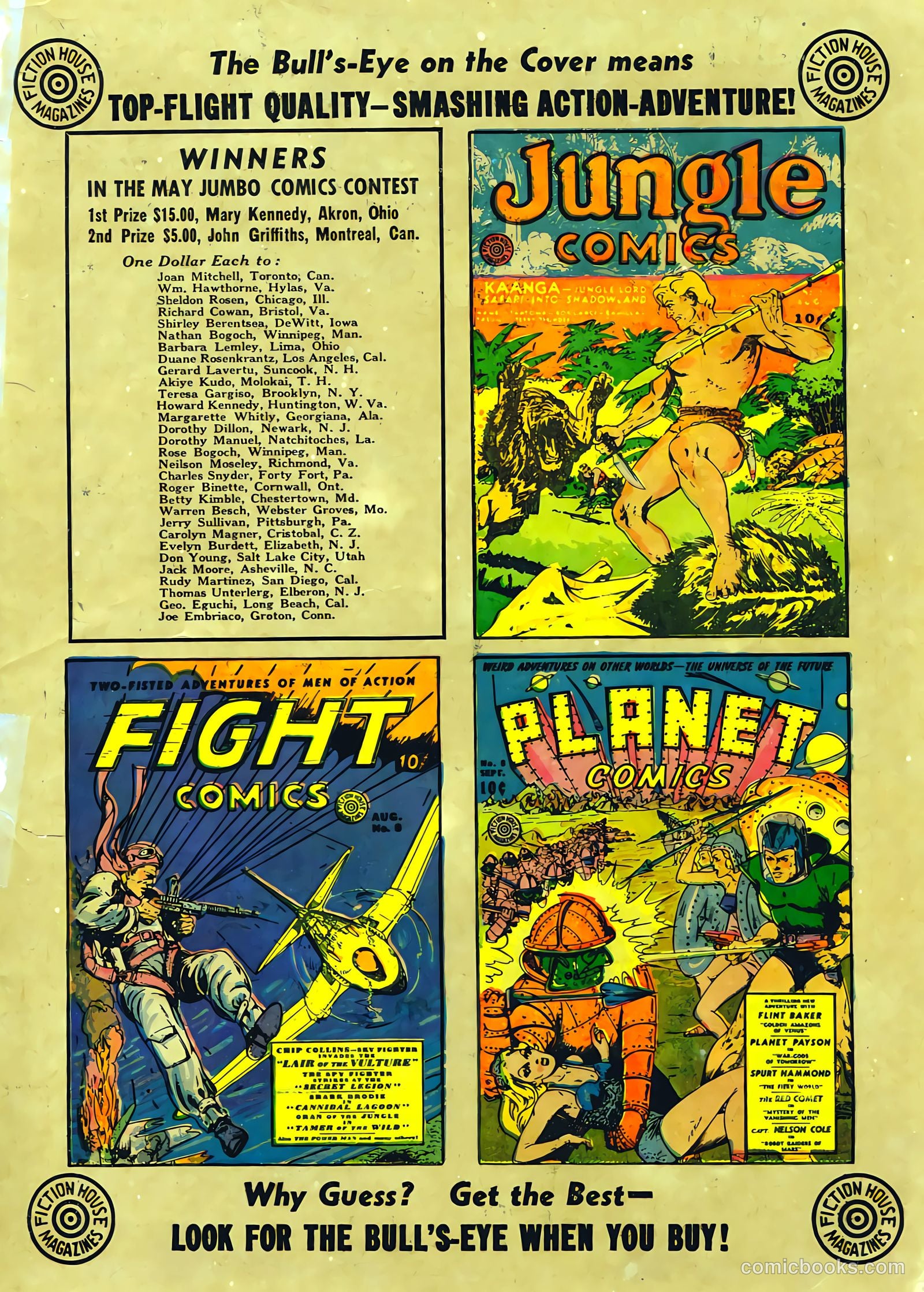 Jumbo Comics #18 — page 67 of 68