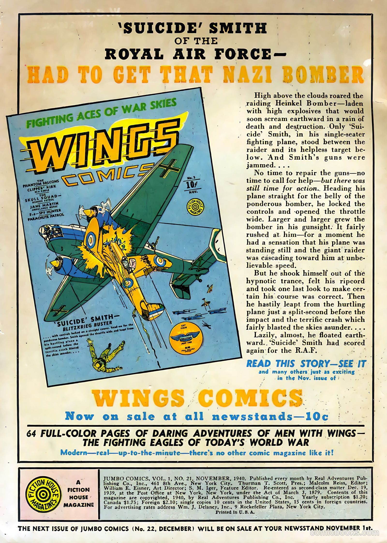 Jumbo Comics #21 — page 2 of 68