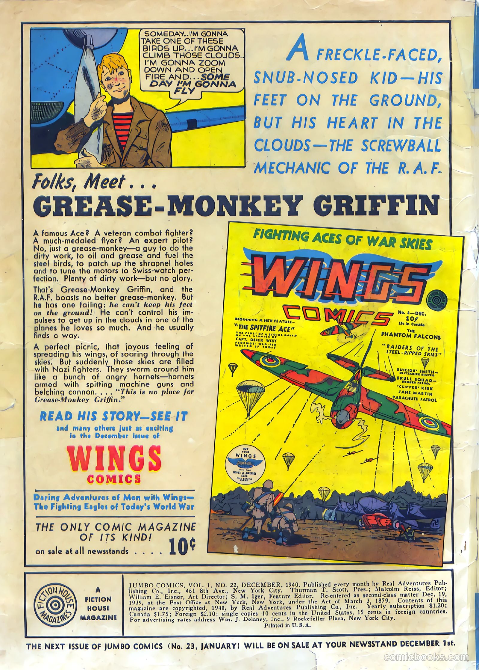 Jumbo Comics #22 — page 2 of 67