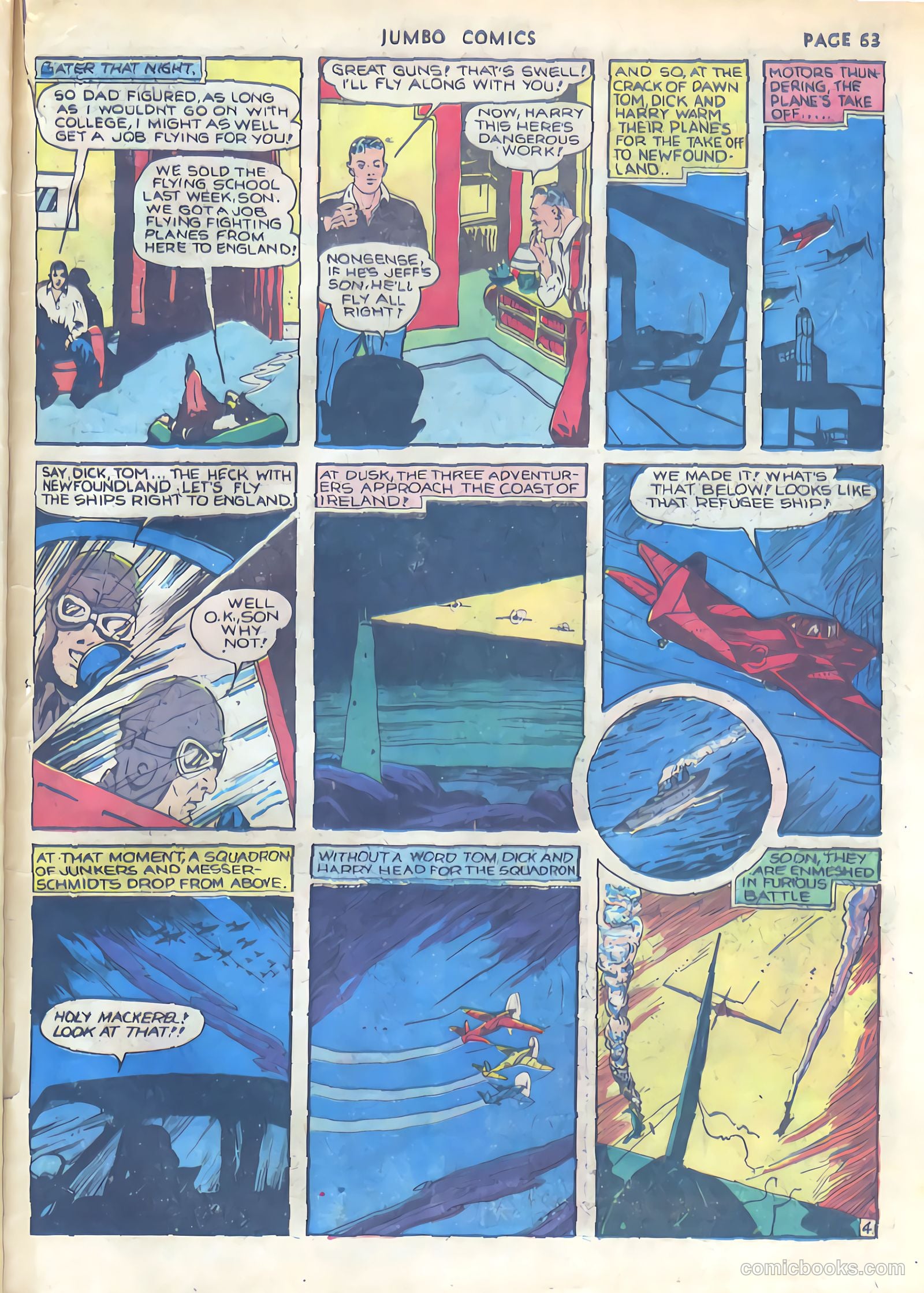 Jumbo Comics #22 — page 65 of 67