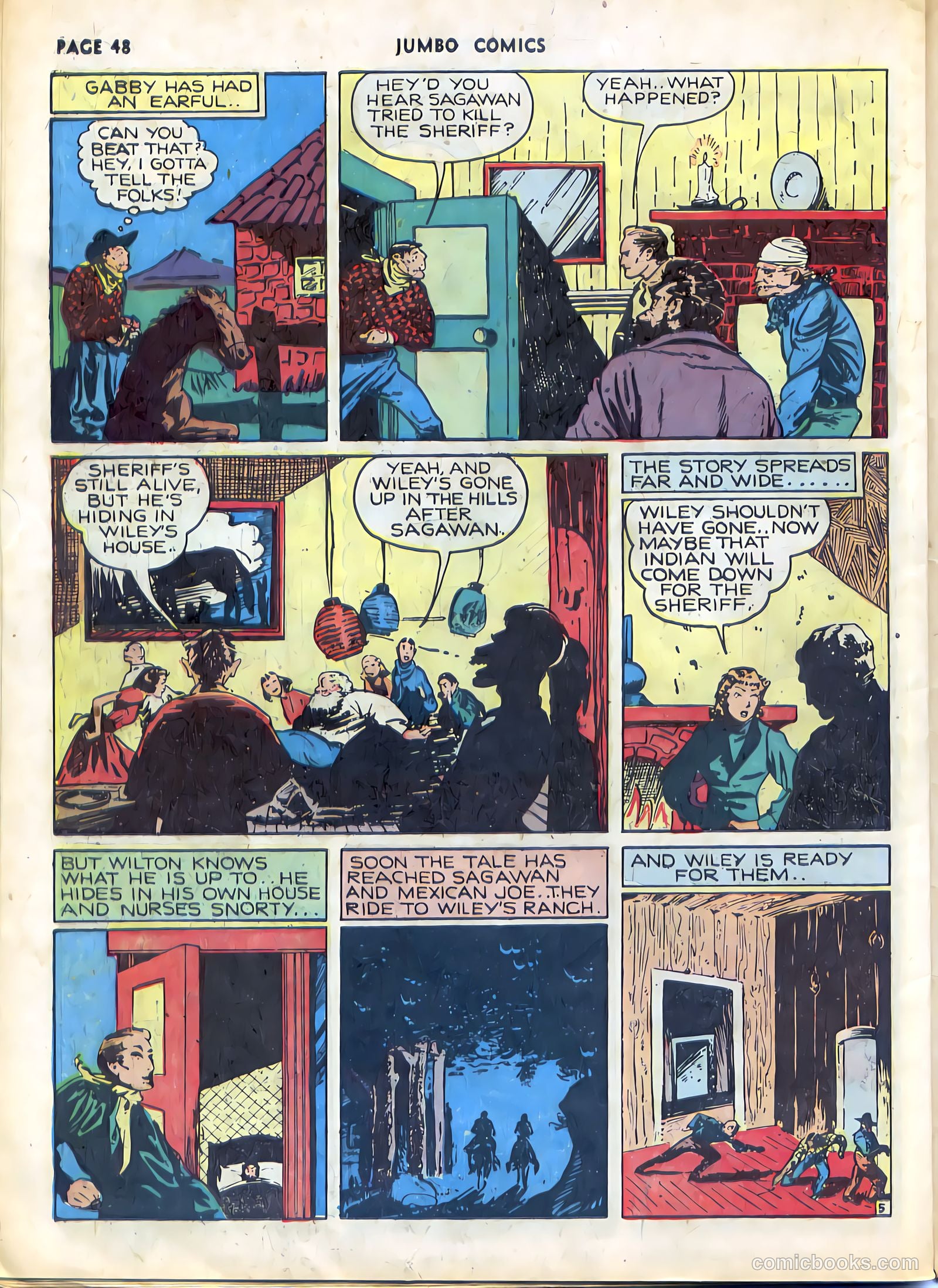 Jumbo Comics #24 — page 50 of 68