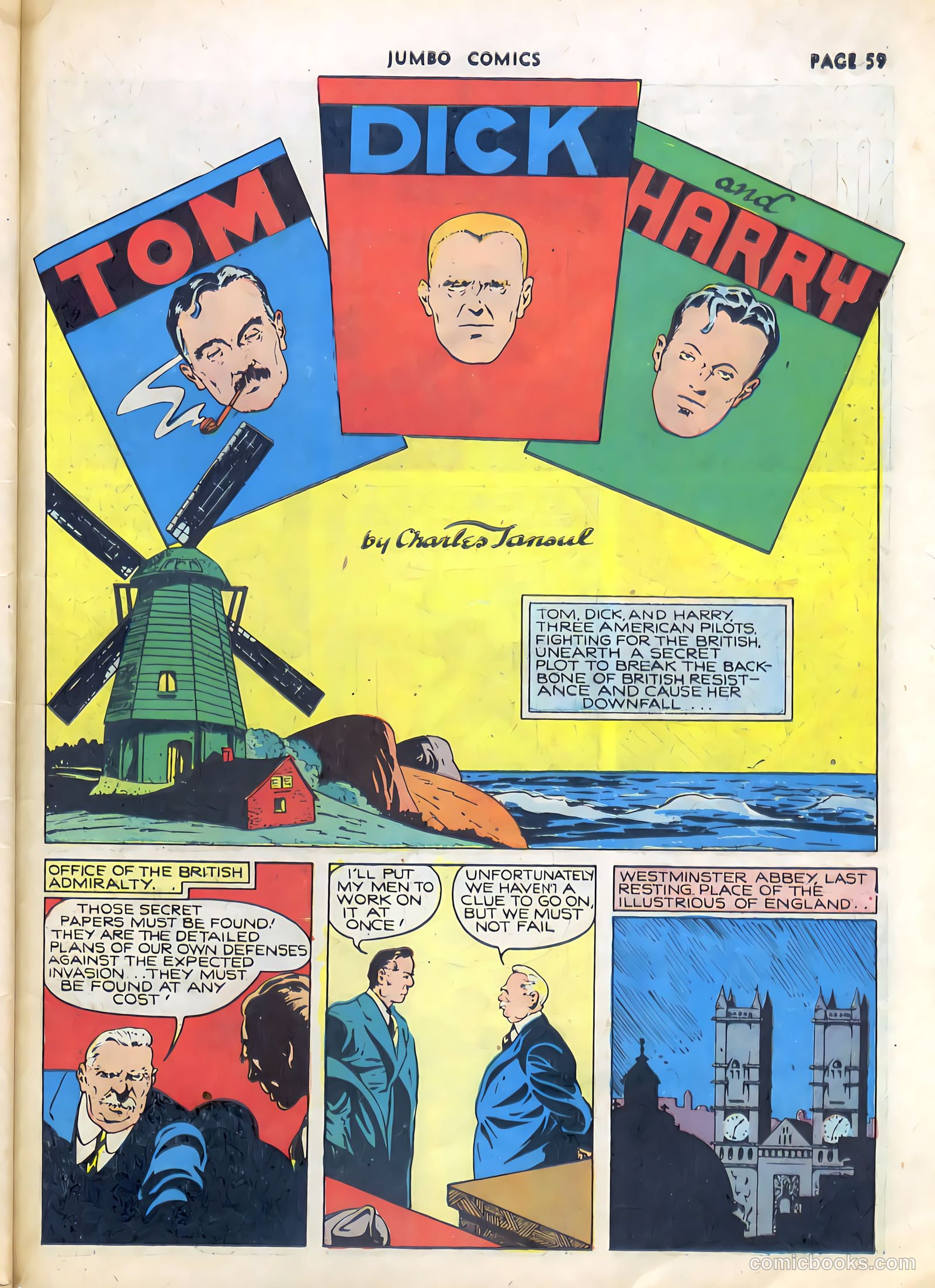 Jumbo Comics #24 — page 61 of 68