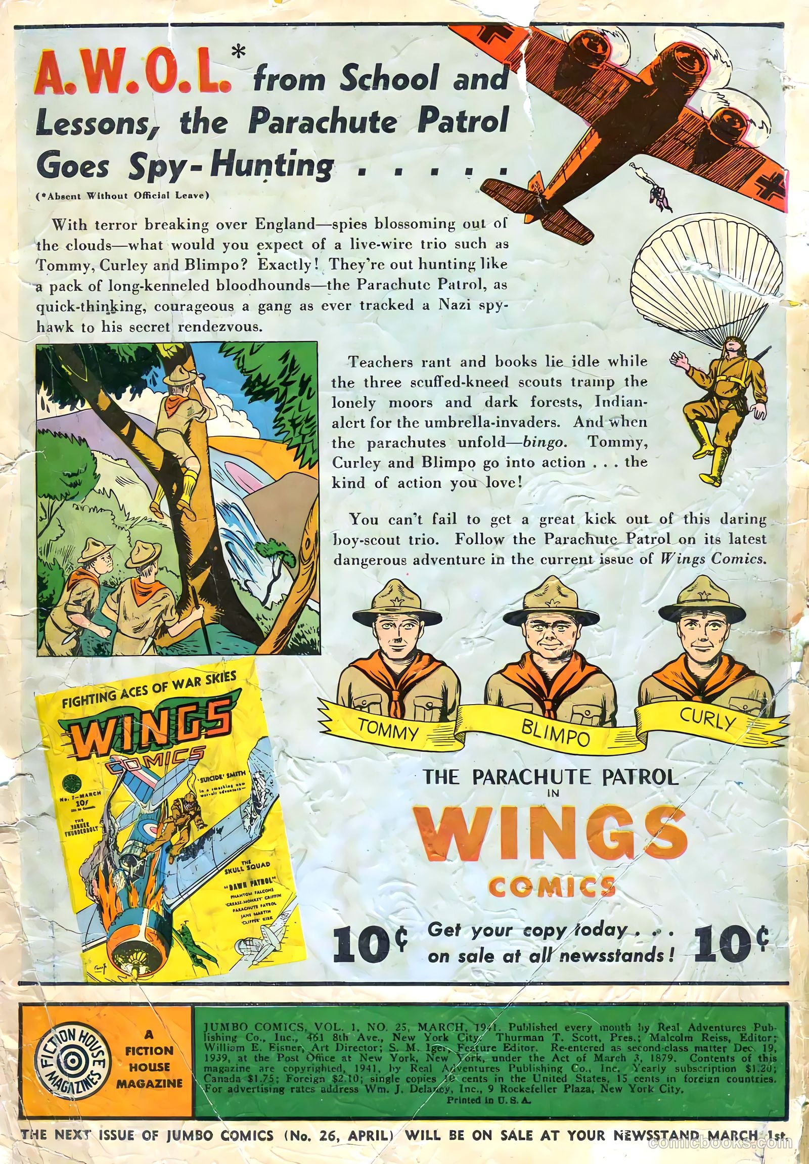 Jumbo Comics #25 — page 2 of 69