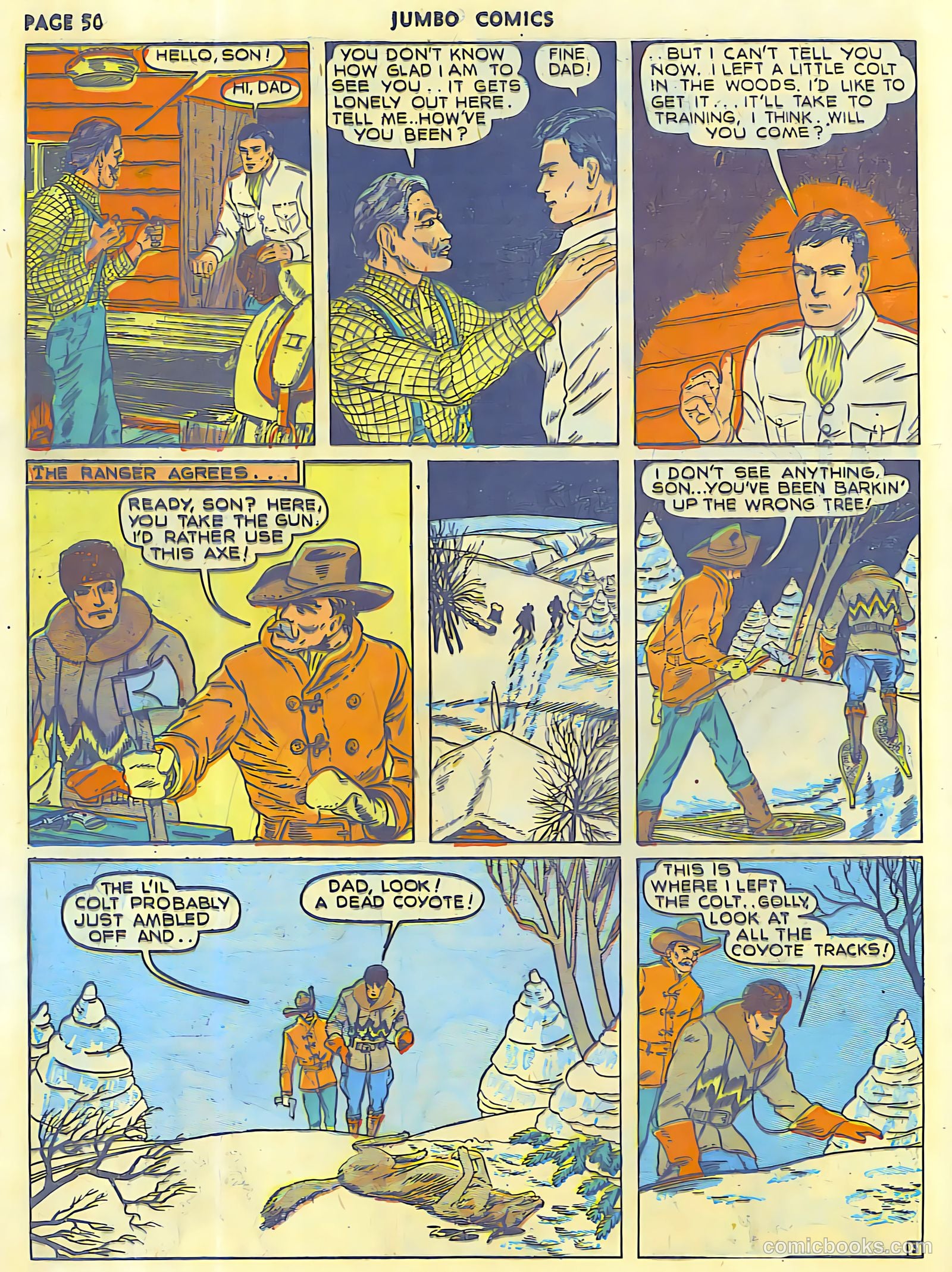 Jumbo Comics #25 — page 52 of 69