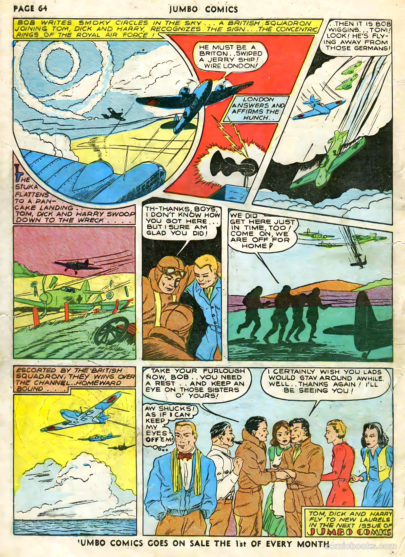 Jumbo Comics #25 — page 66 of 69