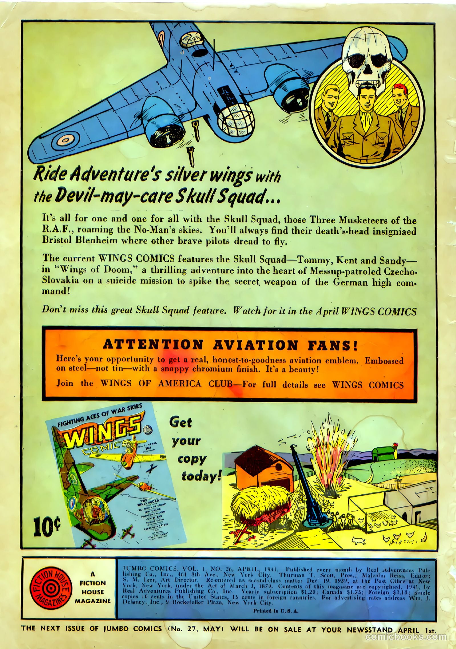 Jumbo Comics #26 — page 2 of 65