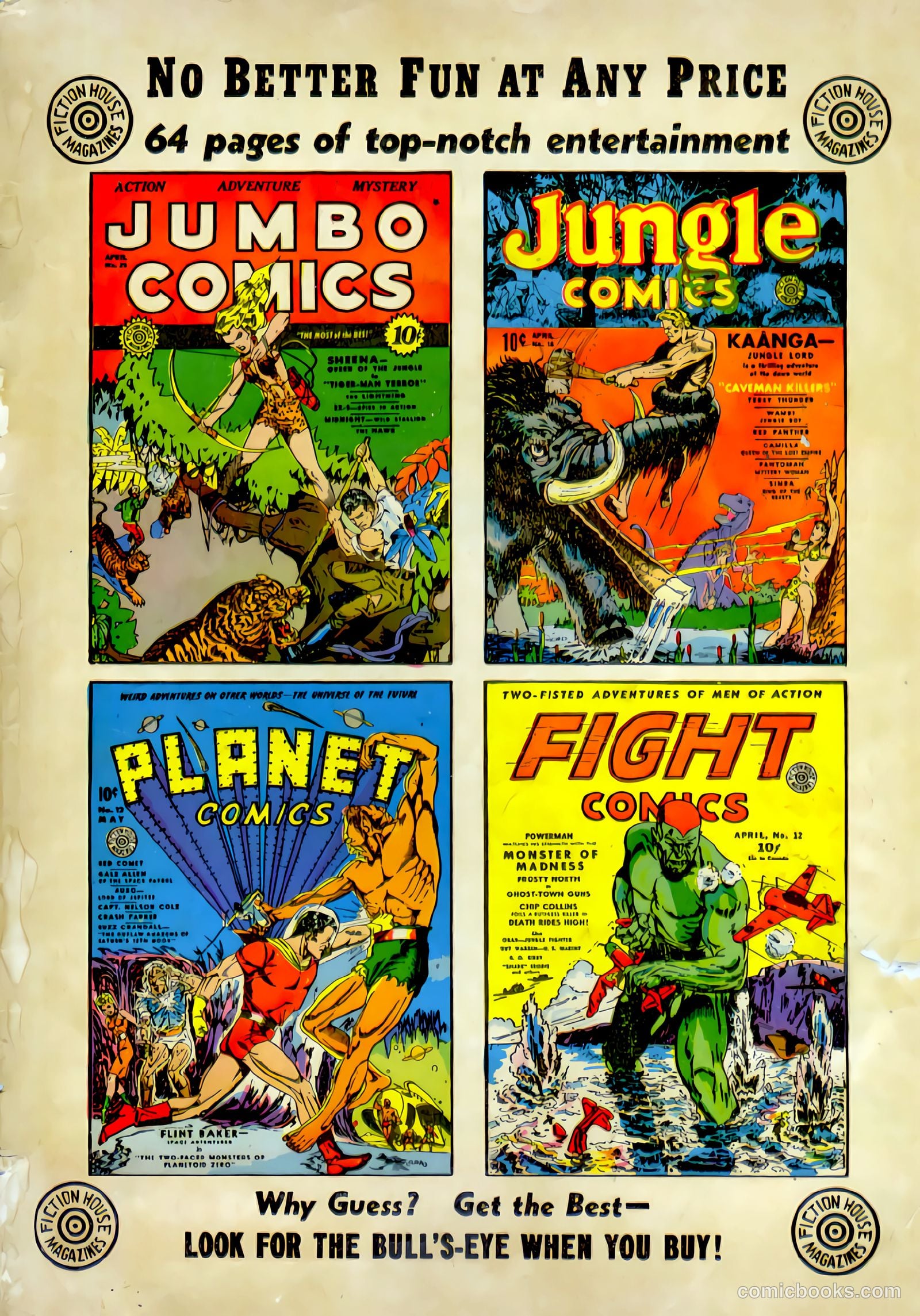 Jumbo Comics #26 — page 64 of 65