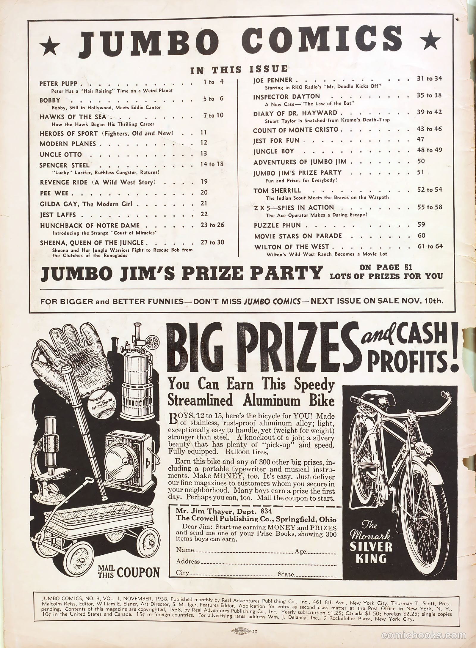 Jumbo Comics #3 — page 2 of 68