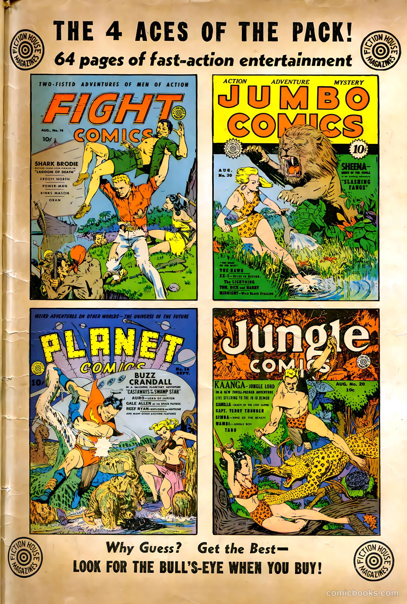 Jumbo Comics #30 — page 67 of 68