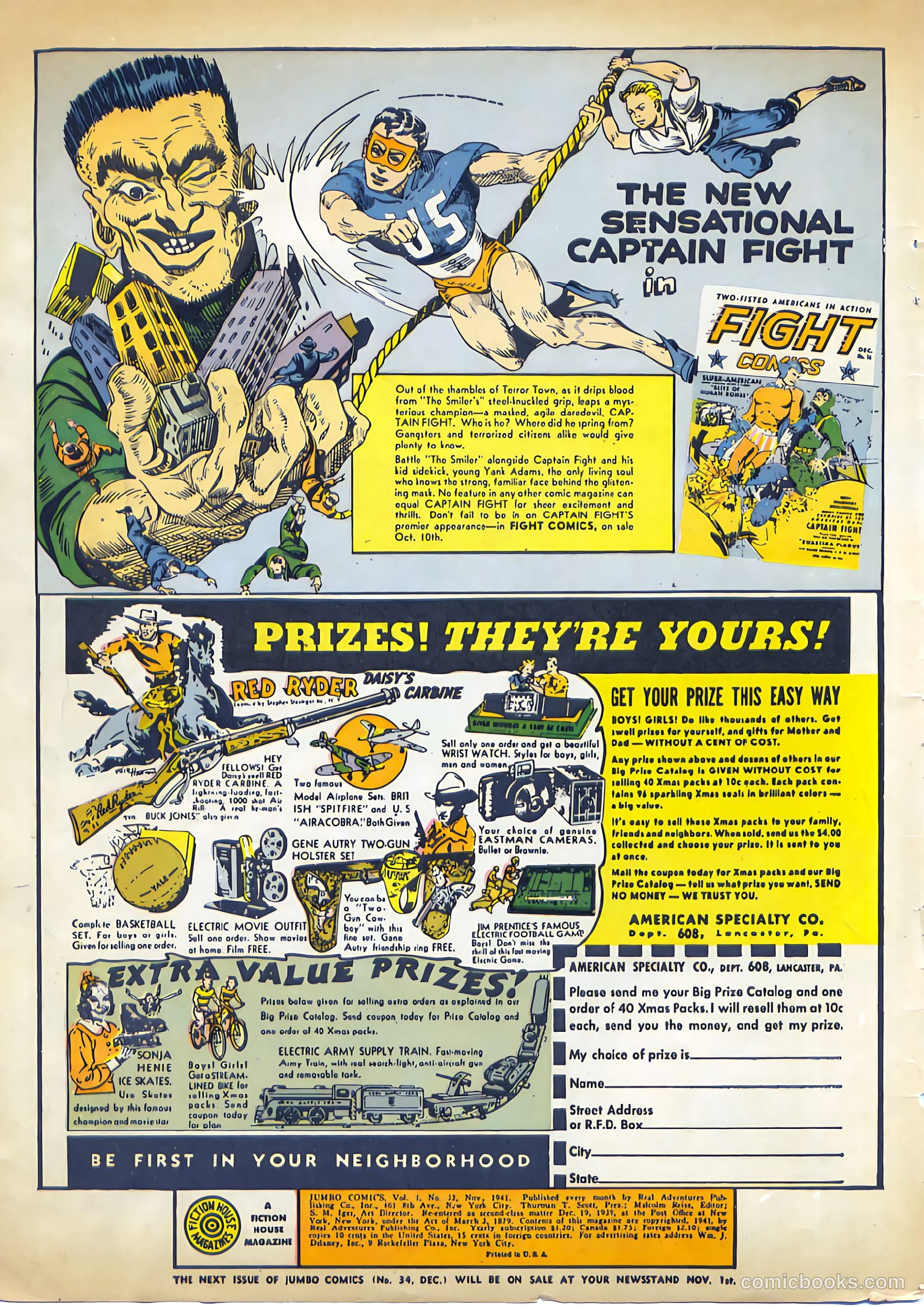 Jumbo Comics #33 — page 2 of 68