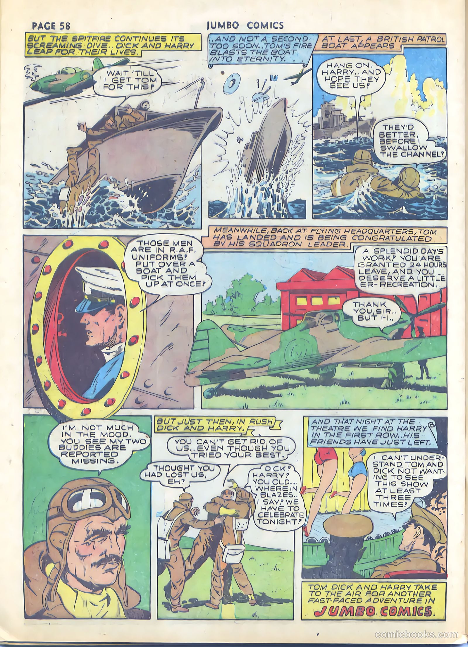 Jumbo Comics #33 — page 60 of 68