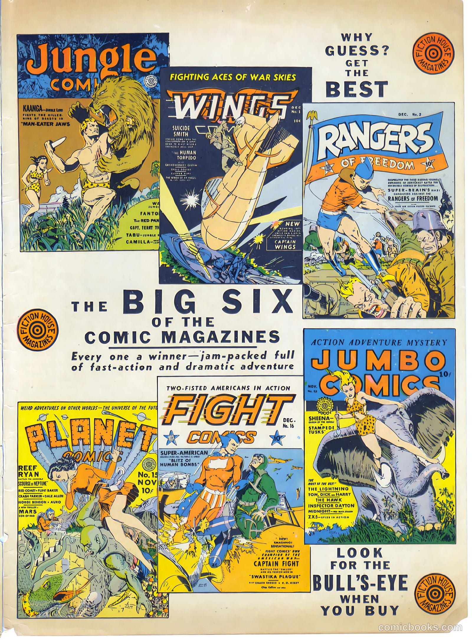 Jumbo Comics #33 — page 67 of 68