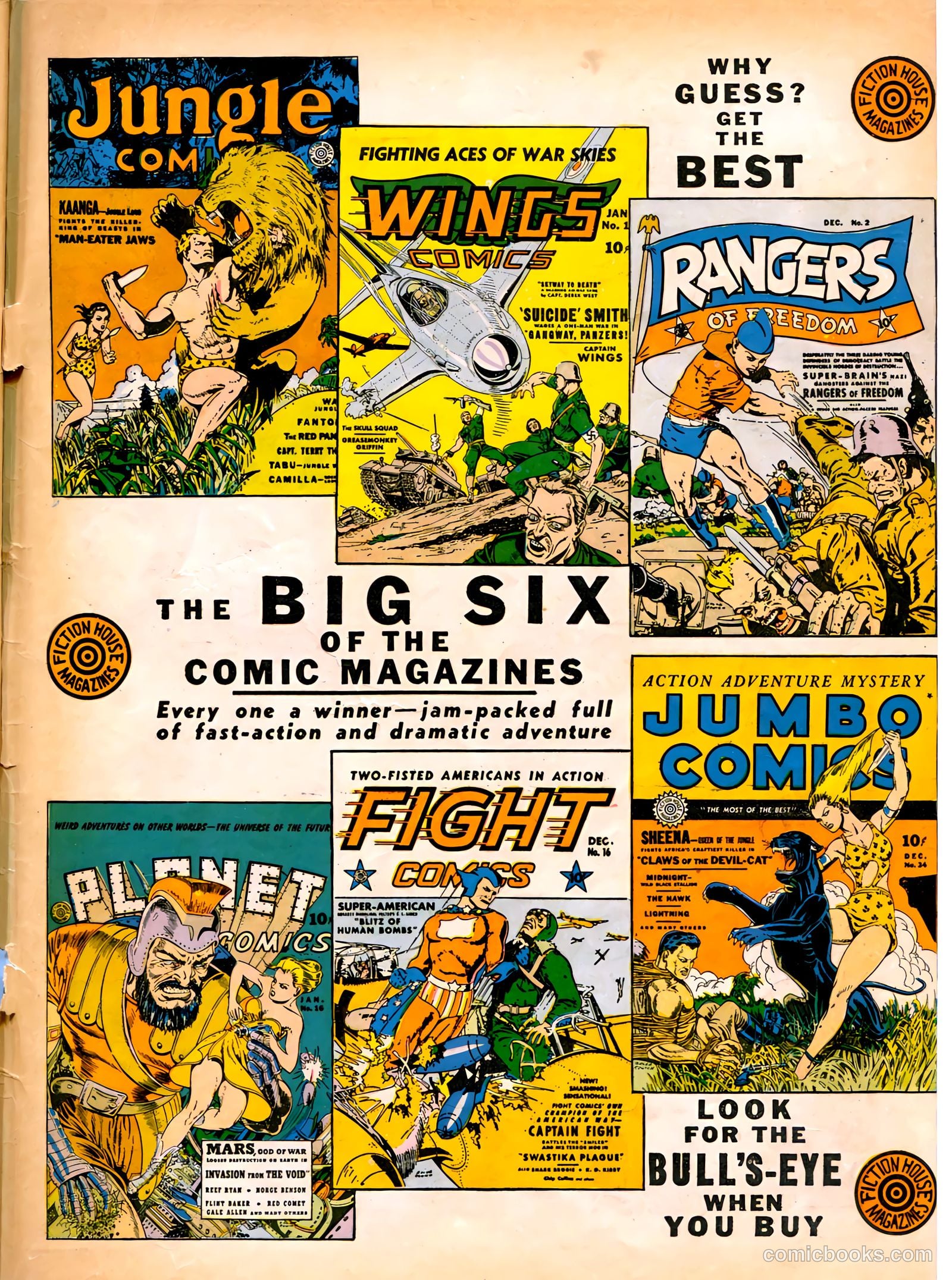 Jumbo Comics #34 — page 68 of 69