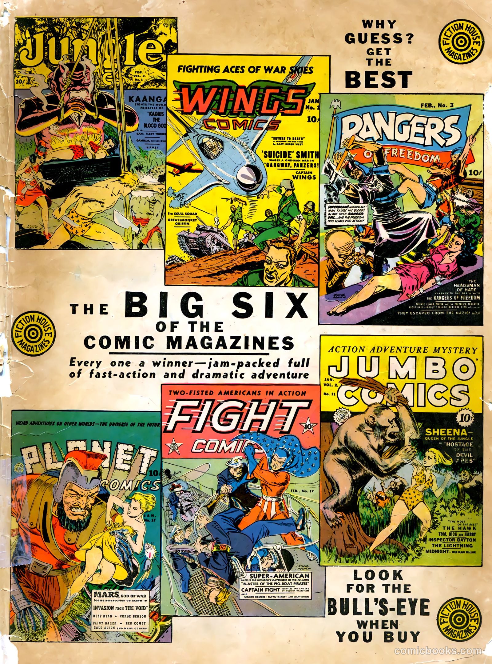 Jumbo Comics #35 — page 68 of 69