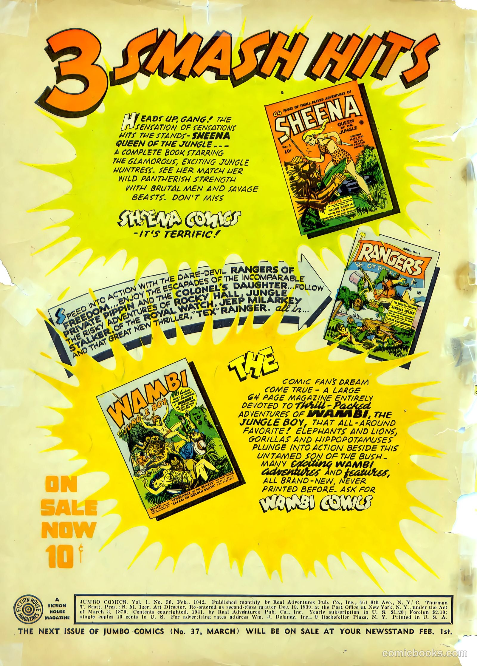 Jumbo Comics #36 — page 2 of 68