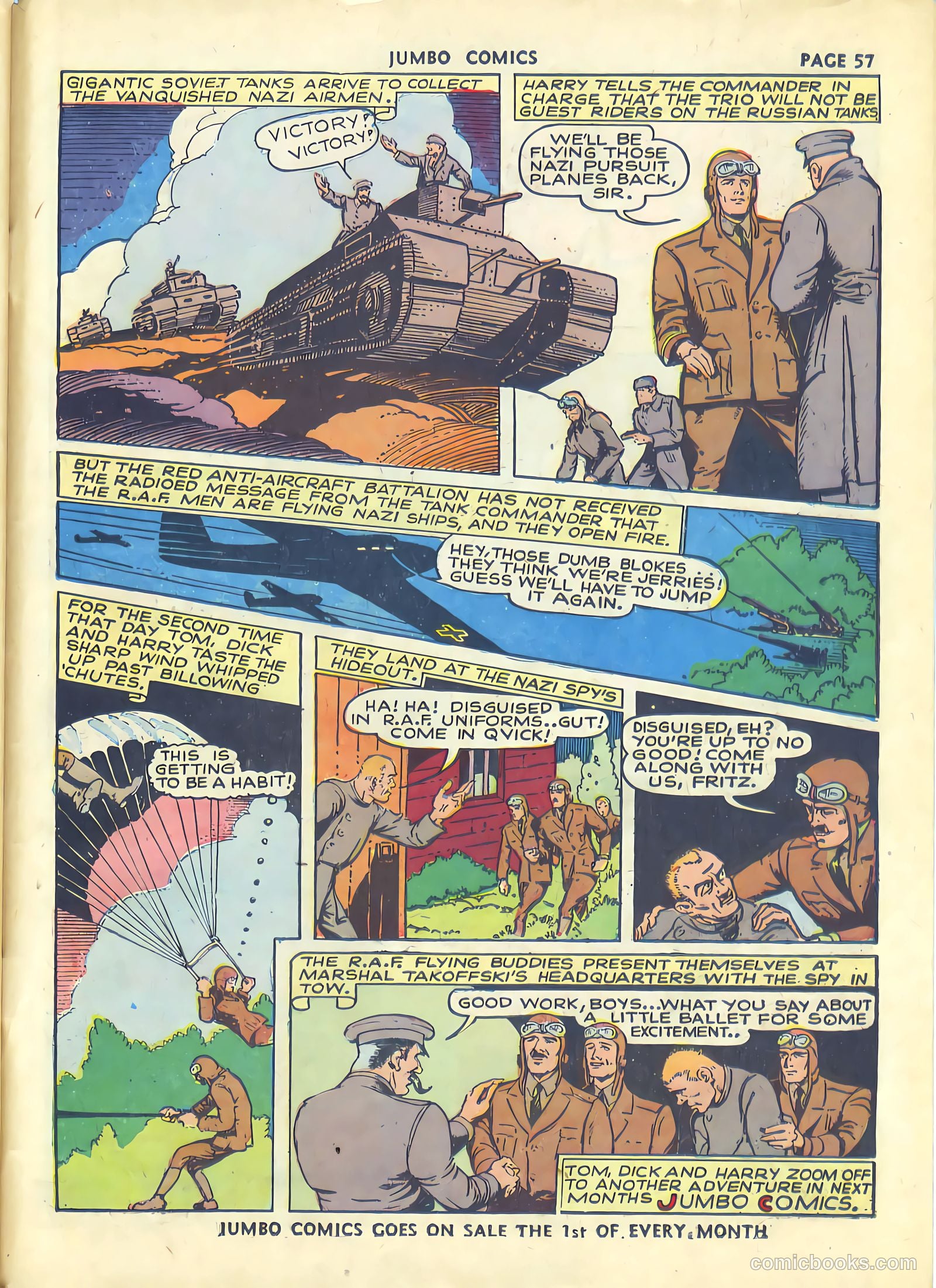 Jumbo Comics #36 — page 61 of 68