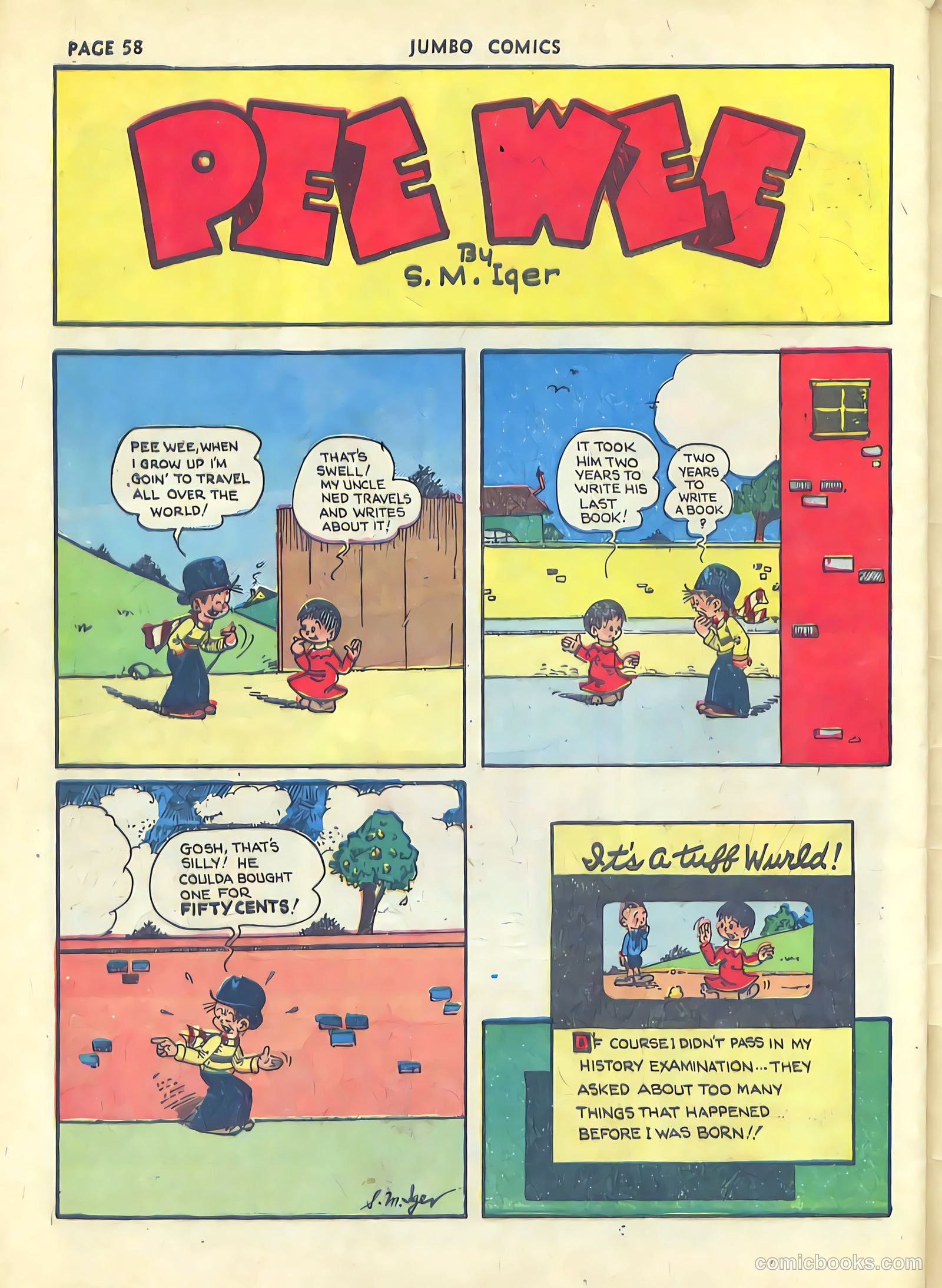 Jumbo Comics #36 — page 62 of 68