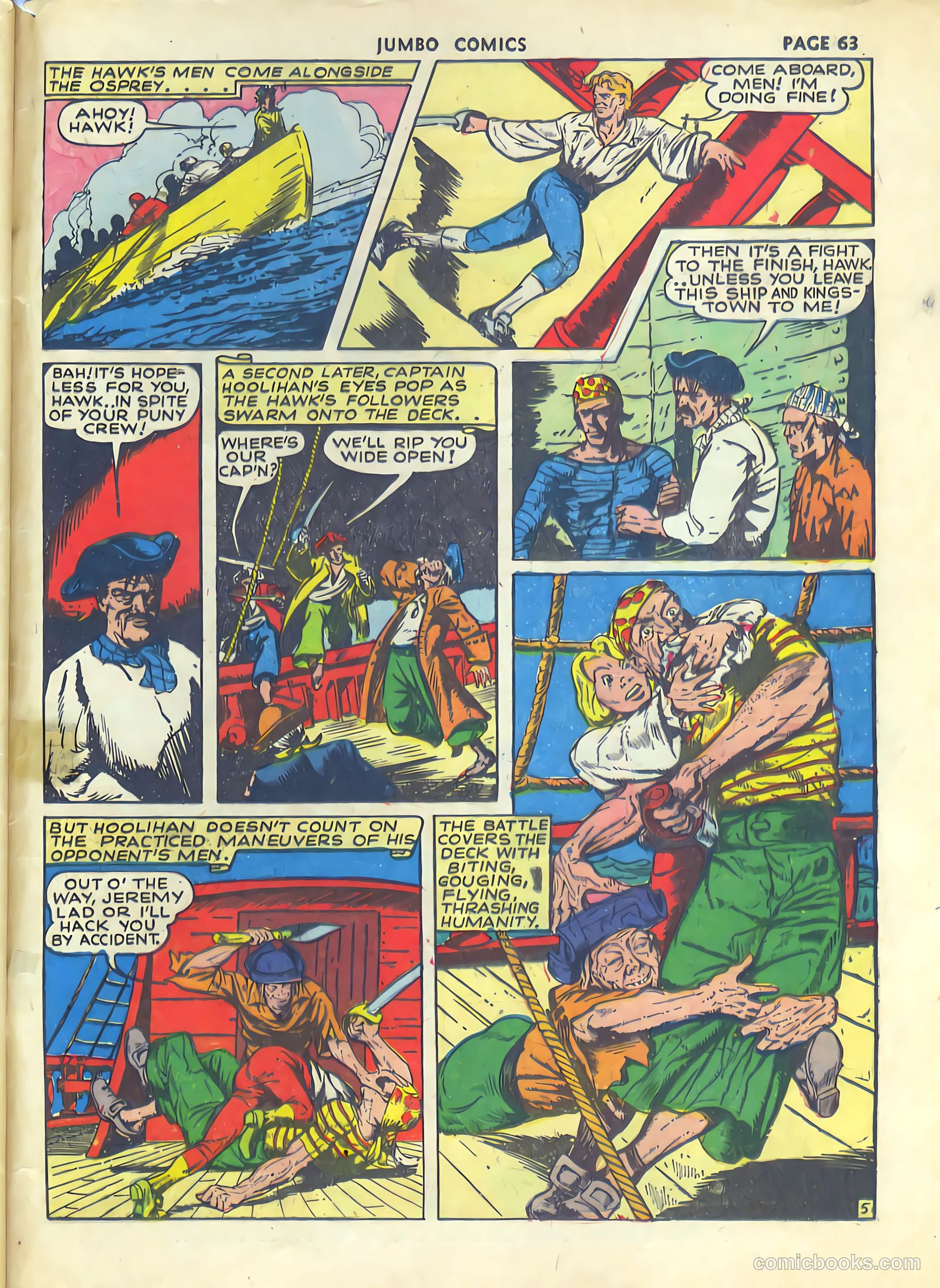 Jumbo Comics #36 — page 67 of 68