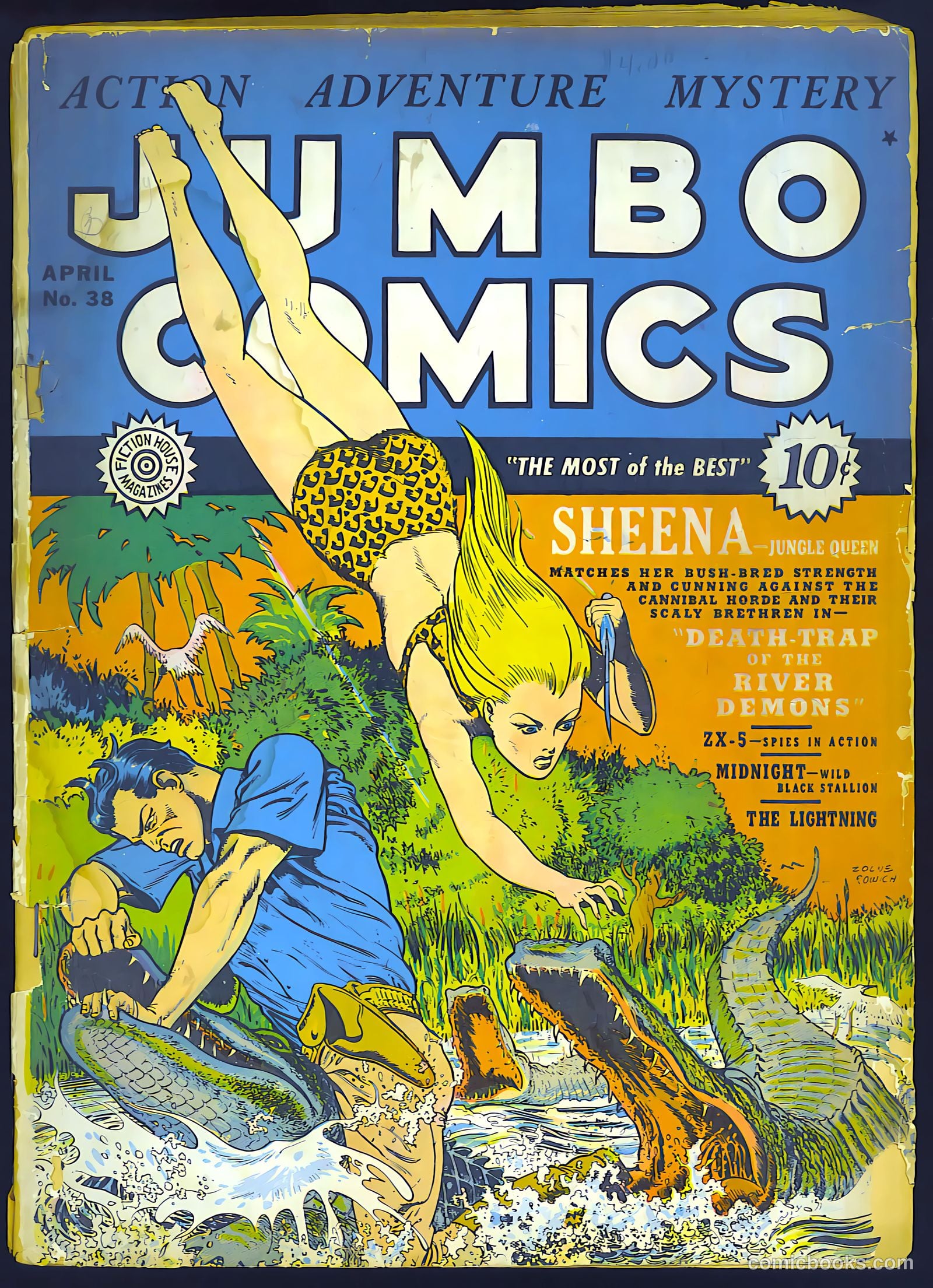 Jumbo Comics #38 — page 1 of 68