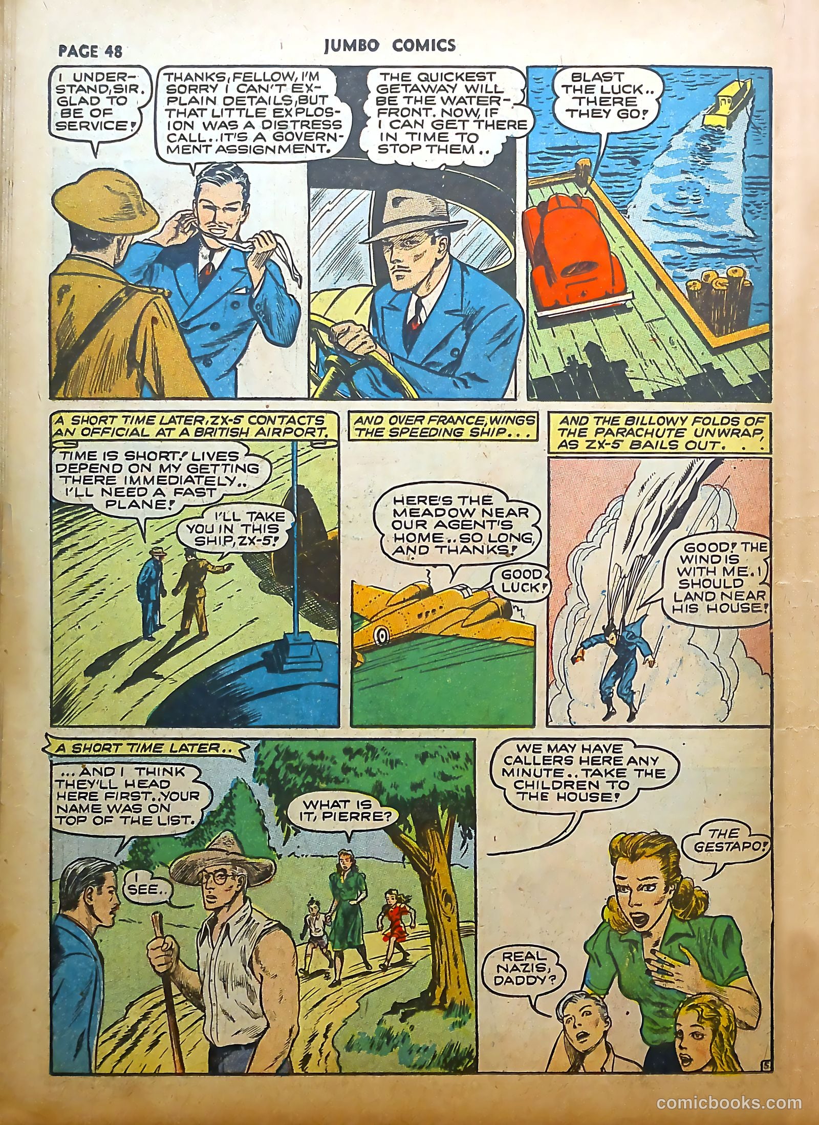 Jumbo Comics #39 — page 50 of 68