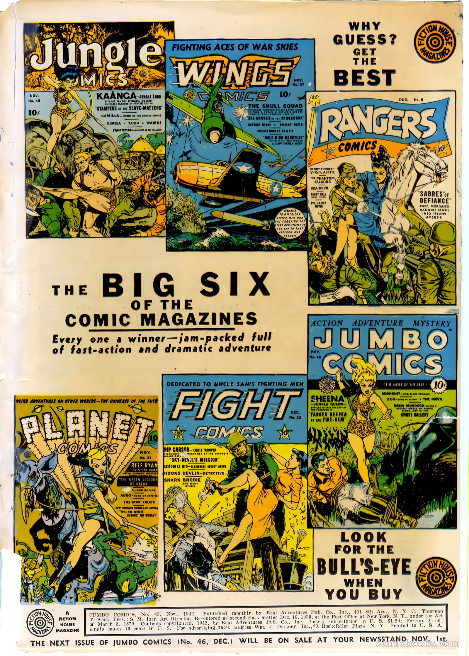 Jumbo Comics #45 — page 67 of 68