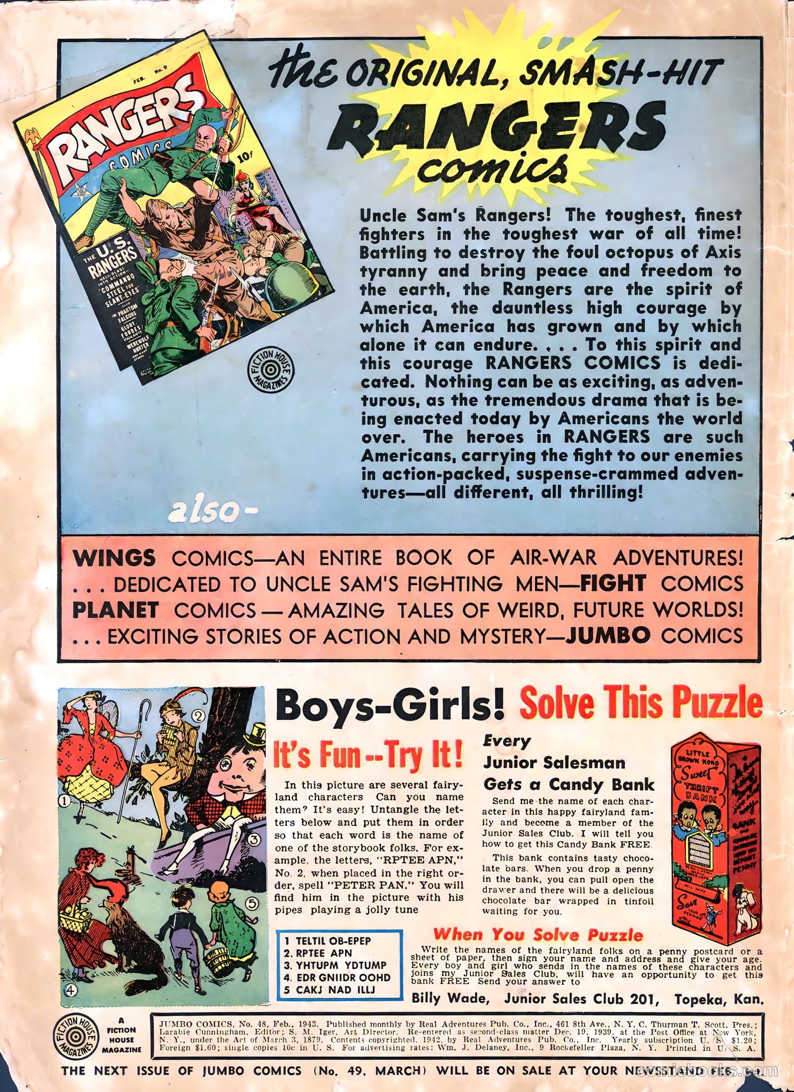 Jumbo Comics #48 — page 2 of 68