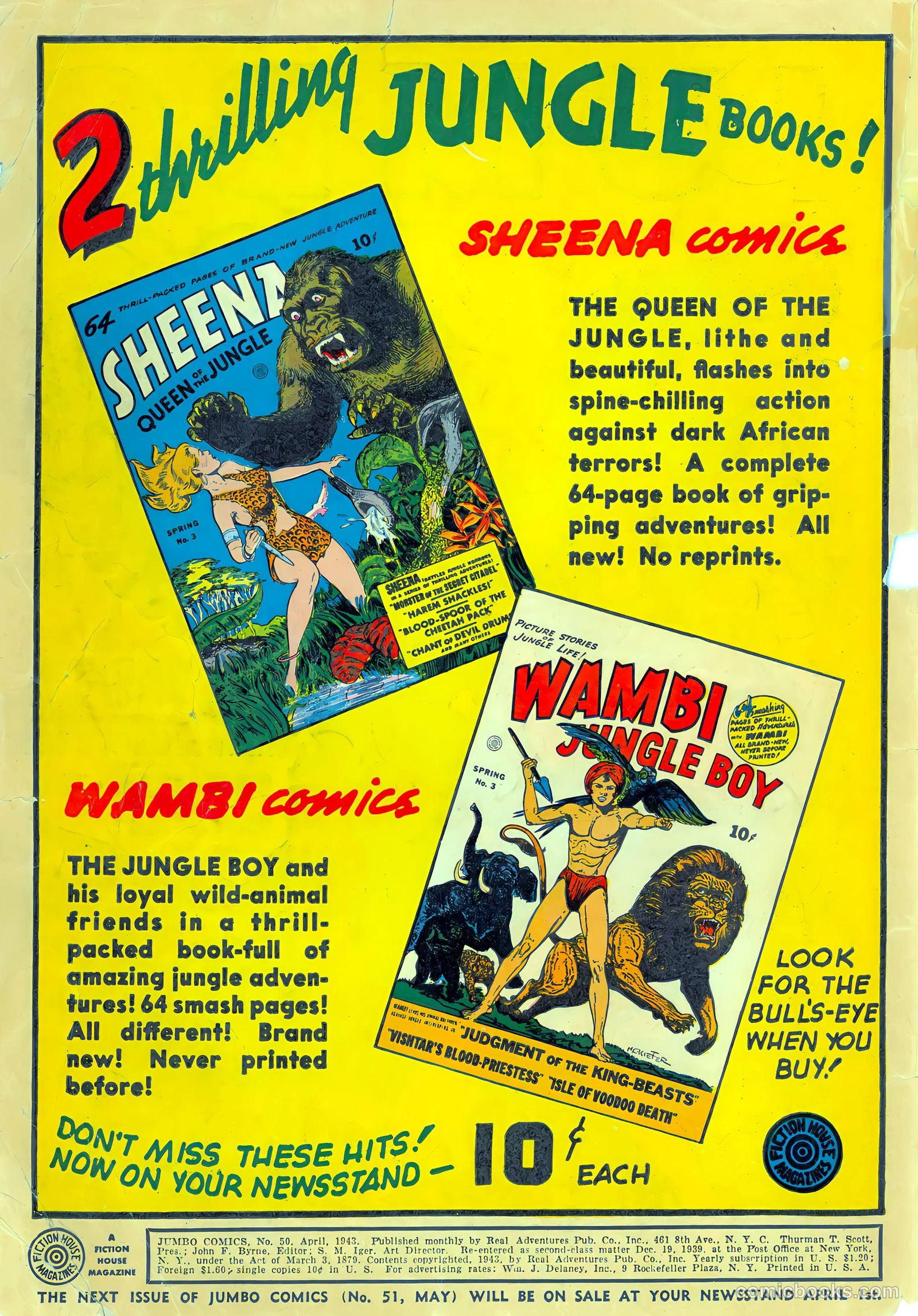 Jumbo Comics #50 — page 2 of 68