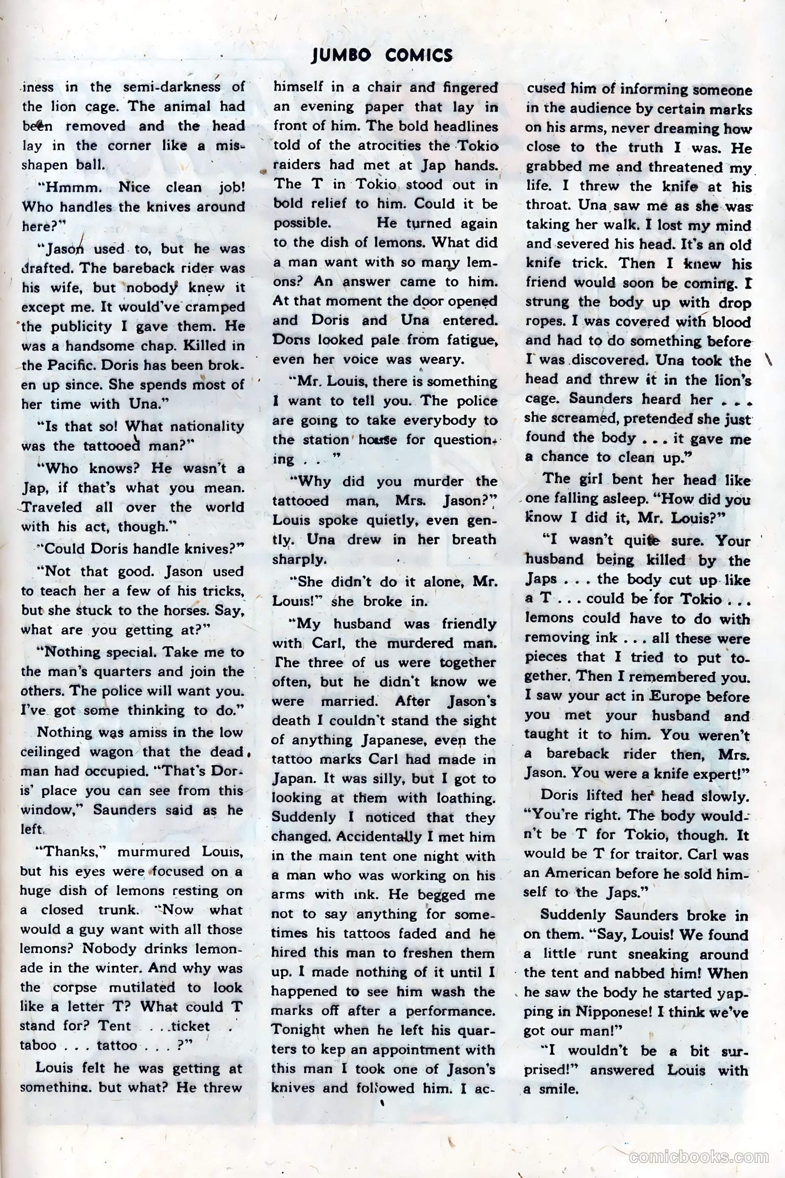 Jumbo Comics #65 — page 37 of 52