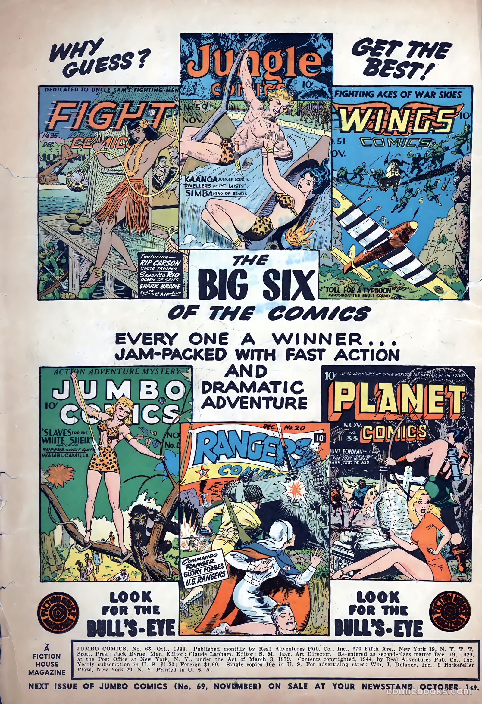 Jumbo Comics #68 — page 2 of 52
