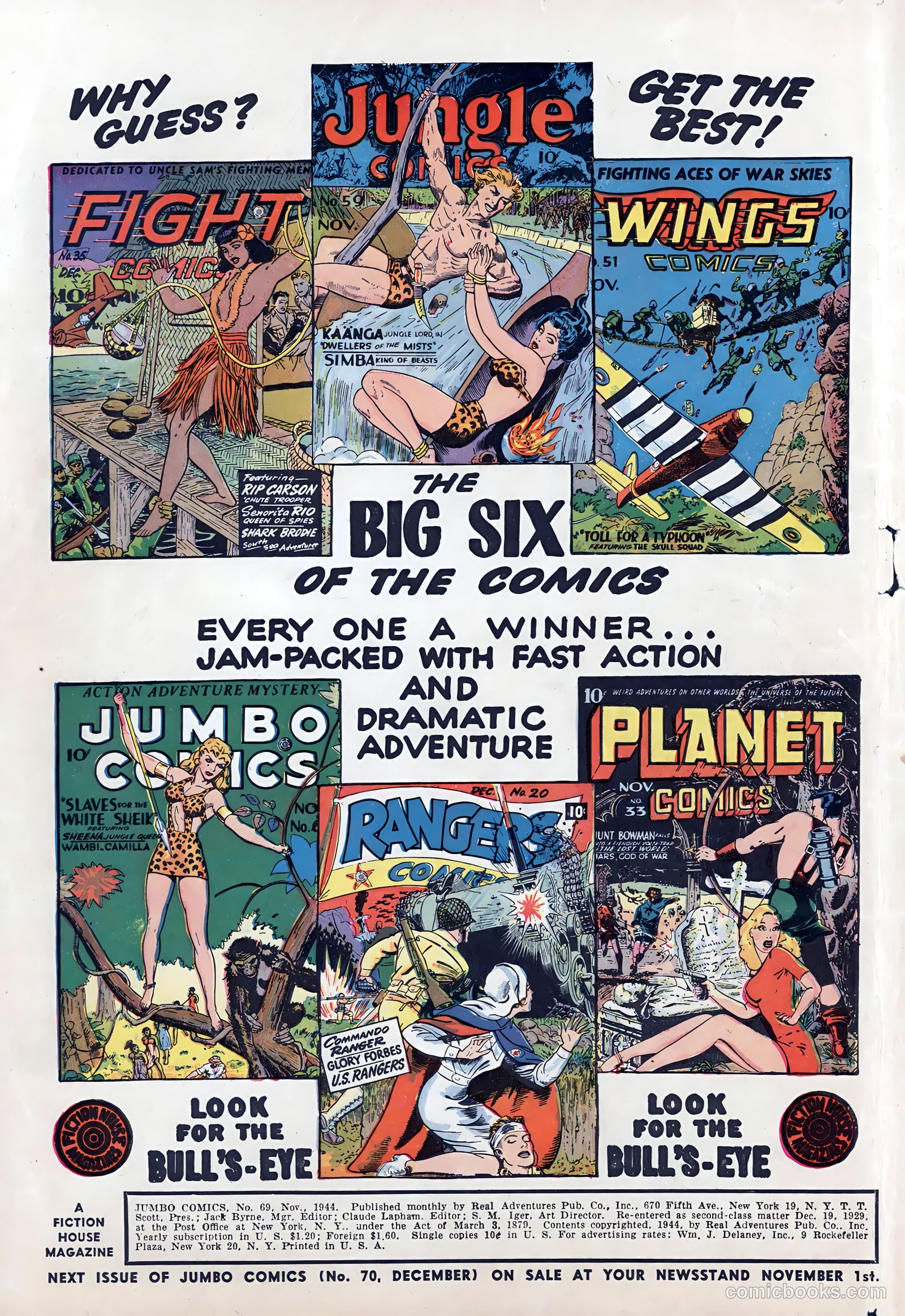Jumbo Comics #69 — page 2 of 52