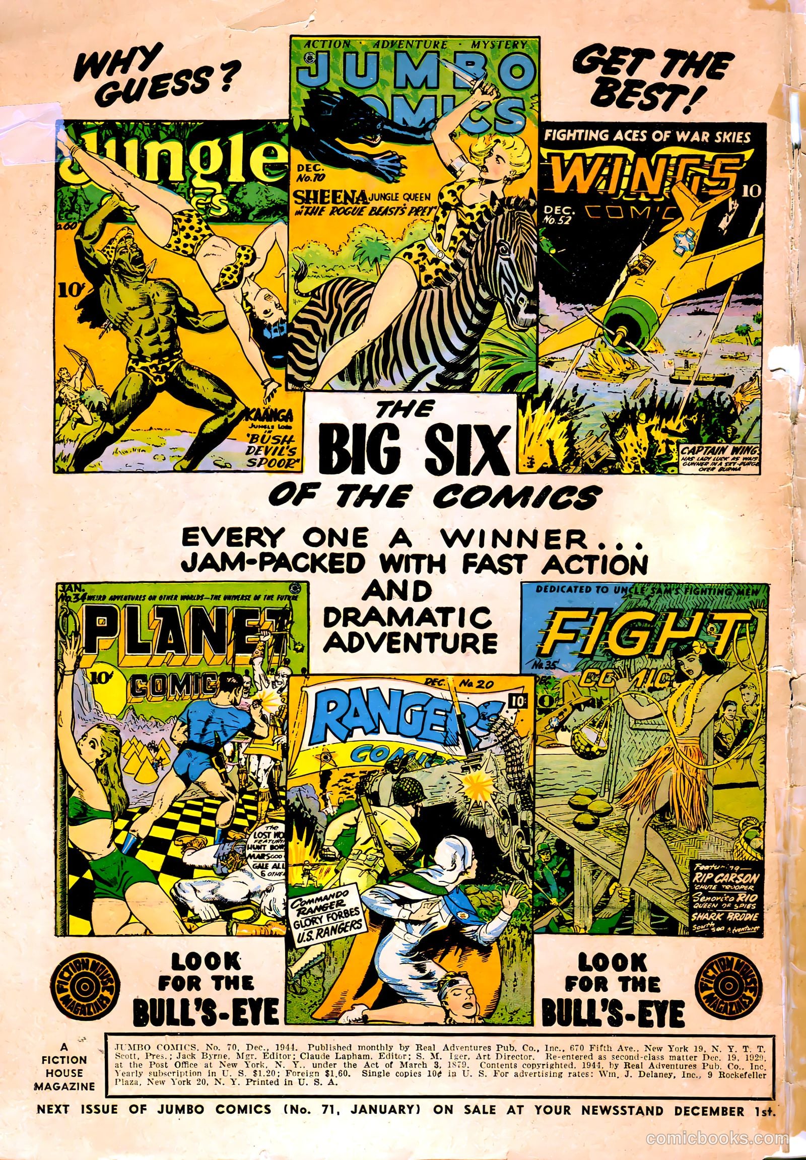 Jumbo Comics #70 — page 2 of 52