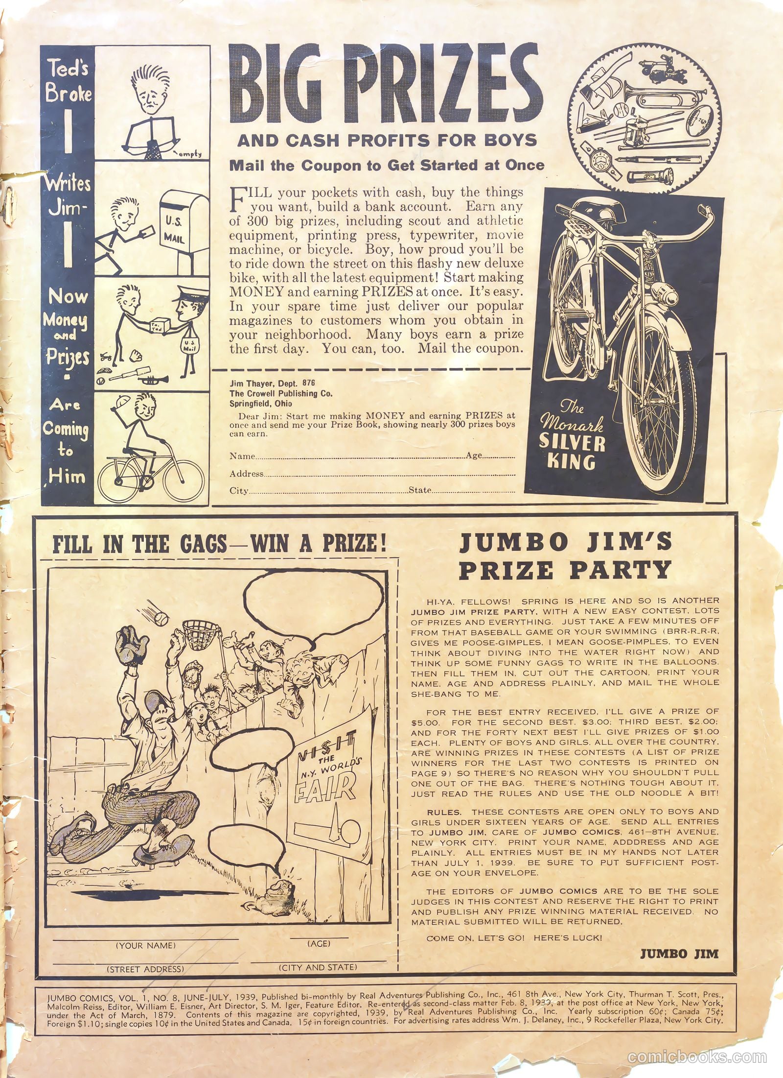 Jumbo Comics #8 — page 51 of 52