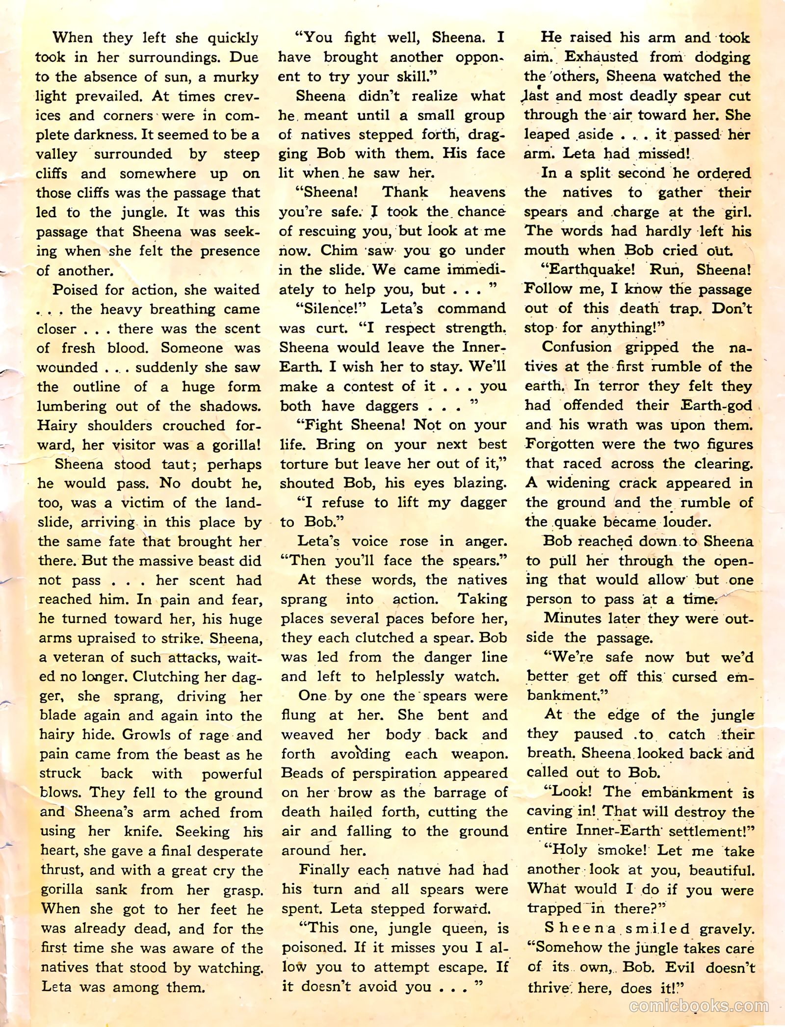 Jumbo Comics #81 — page 36 of 37