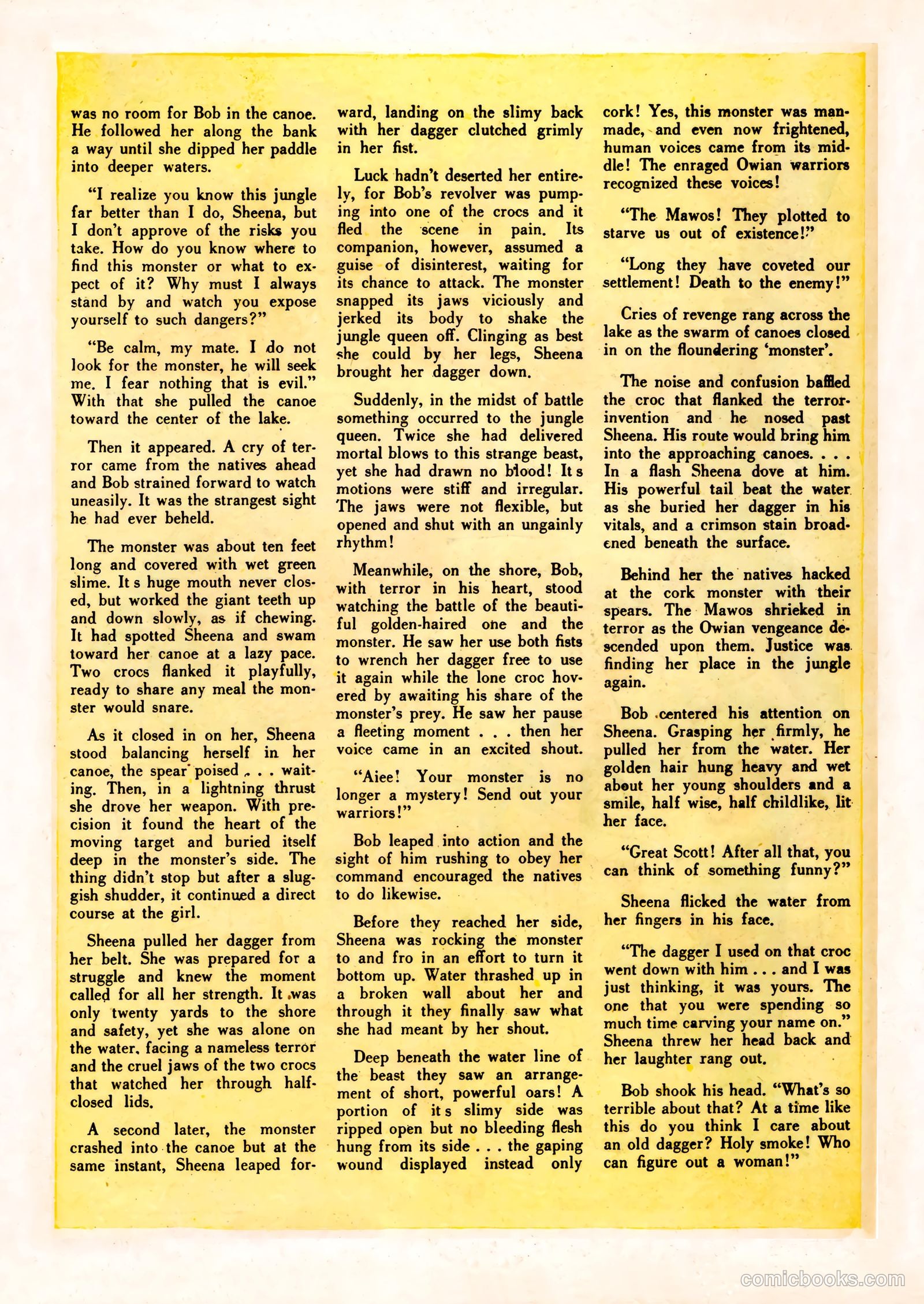 Jumbo Comics #82 — page 35 of 37
